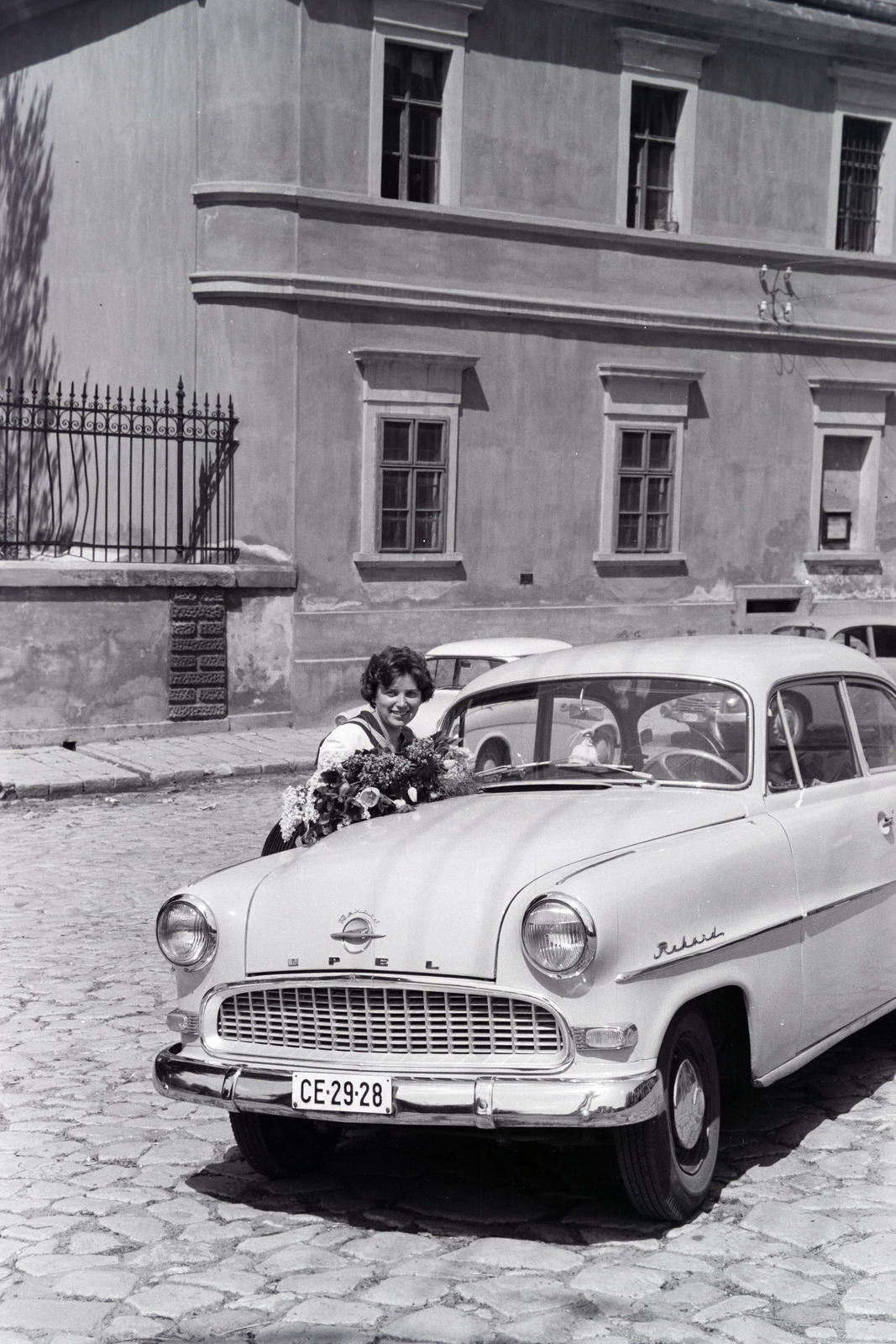 1963, Almássy László, number plate, Fortepan #217875