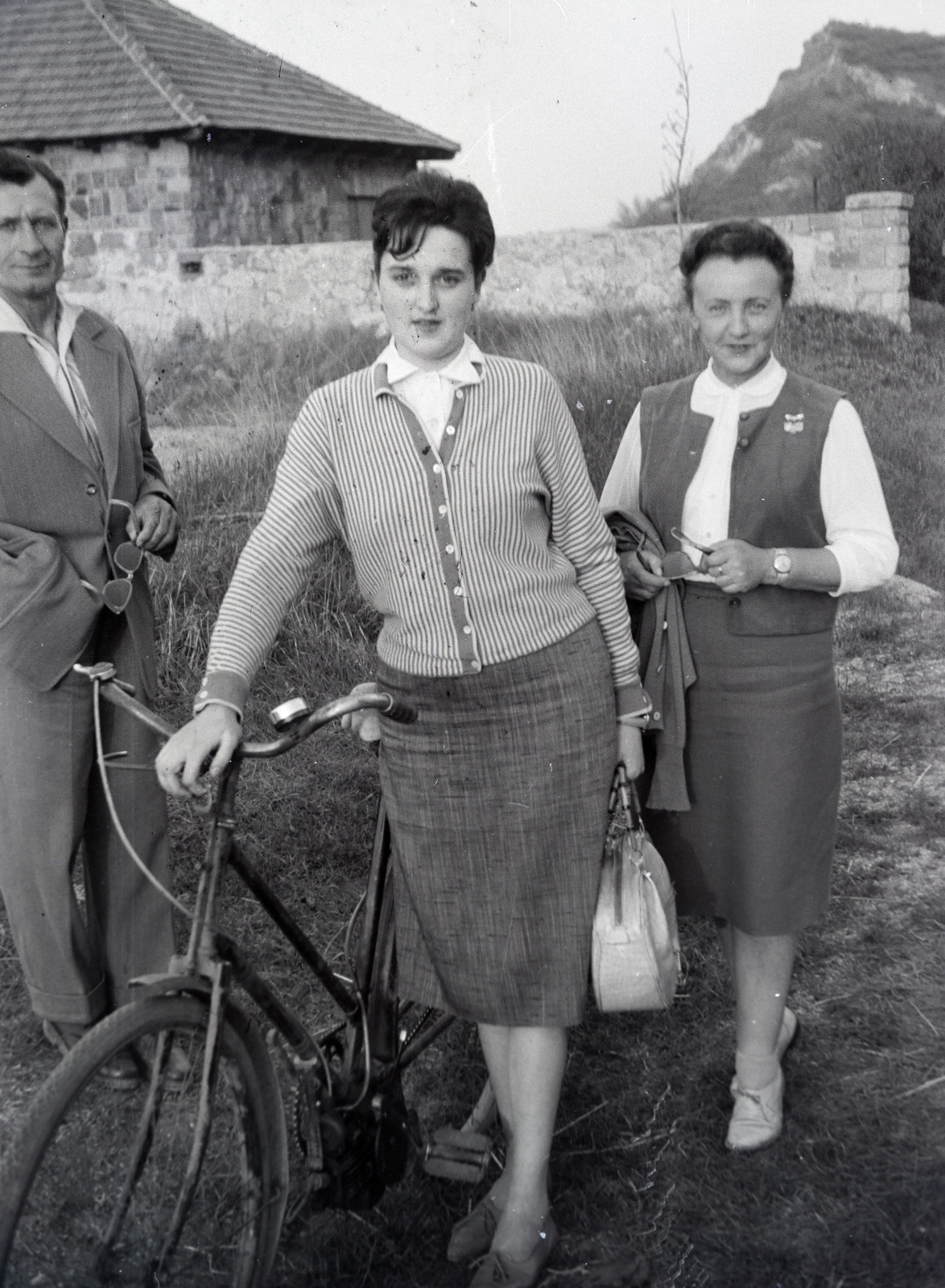 1963, Almássy László, cardigan, family, Fortepan #217877