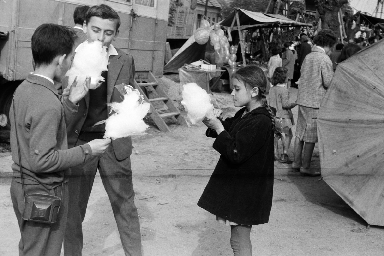 1971, Almássy László, candy floss, Fortepan #217927