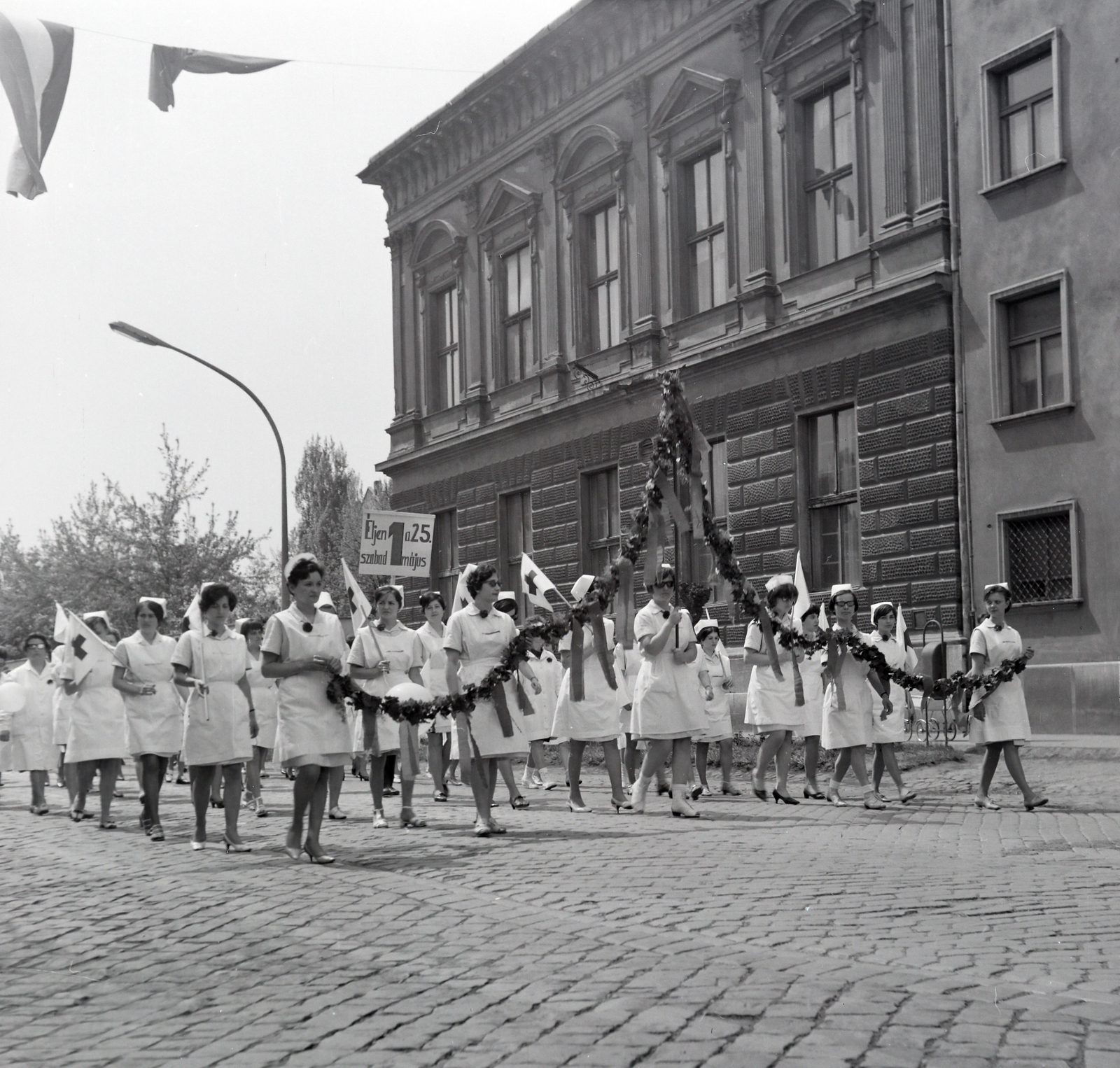 1969, Almássy László, 1st of May parade, Fortepan #217983