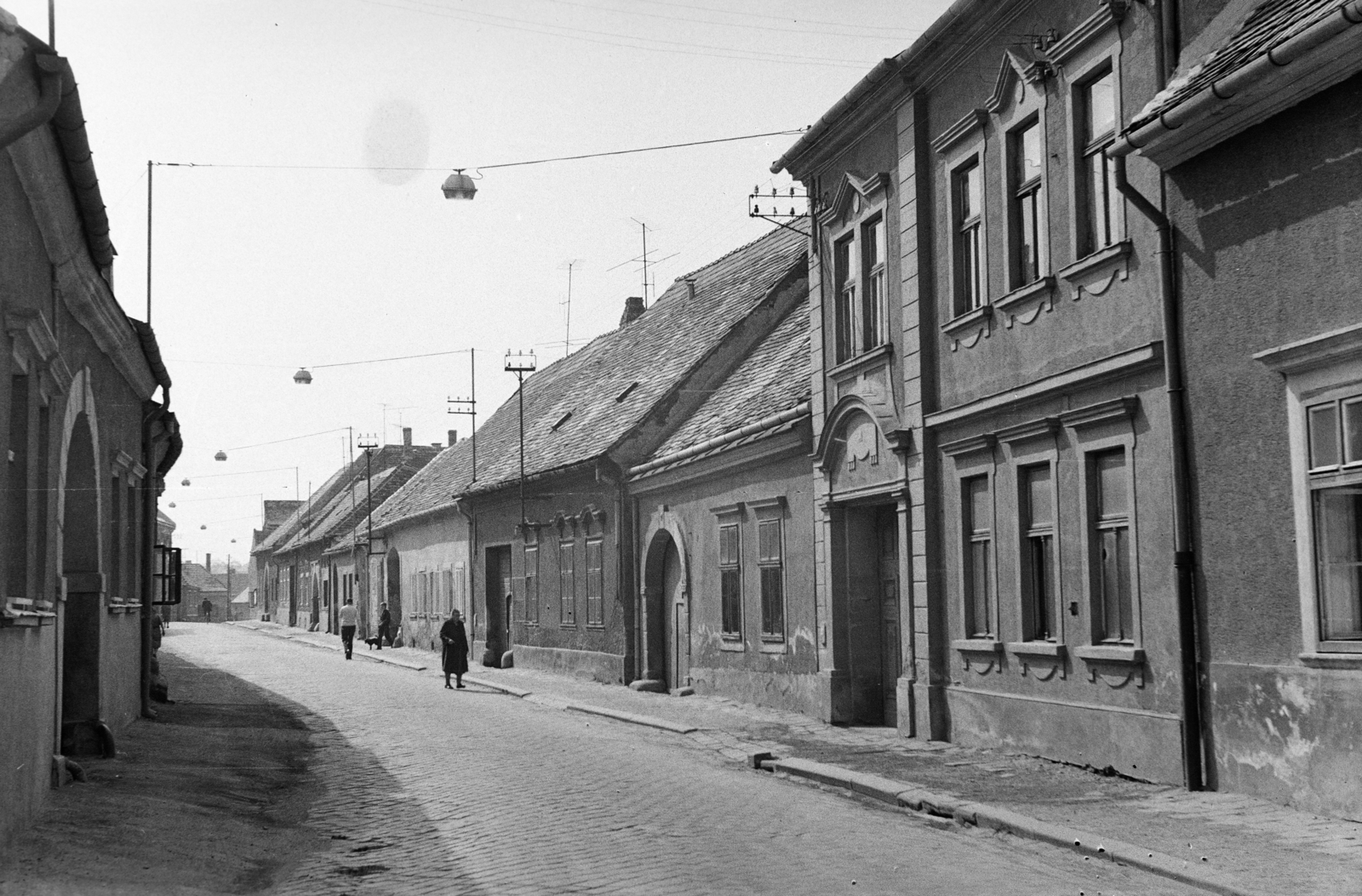 Hungary, Sopron, a Balfi út a 24-es számú háztól a Giczy köz irányába nézve., 1972, Kovács Annamária, Fortepan #218028