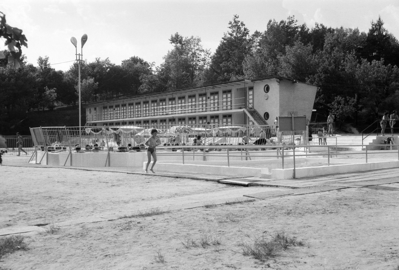 Hungary, Bükkszék, strand., 1966, BL, Fortepan #218131
