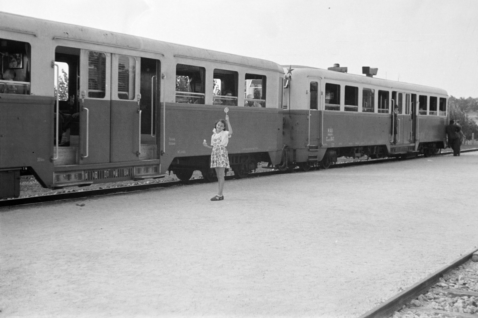 Magyarország, Budapest, Gyermekvasút (Úttörővasút)., 1955, BL, Gyermekvasút, Budapest, Fortepan #218323