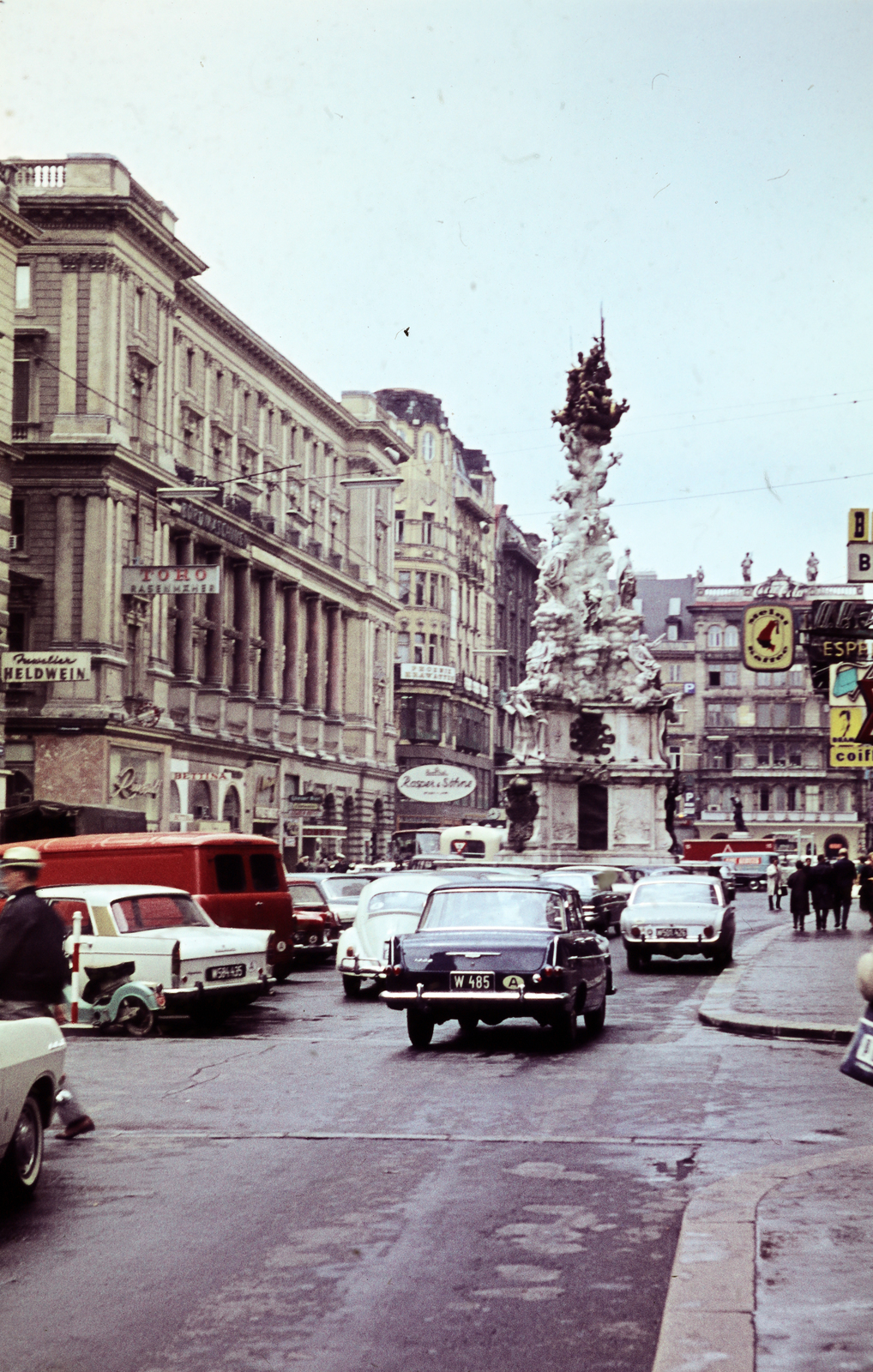 Austria, Vienna, Graben, Pestisoszlop., 1967, Darányi Sándor, Fortepan #218521