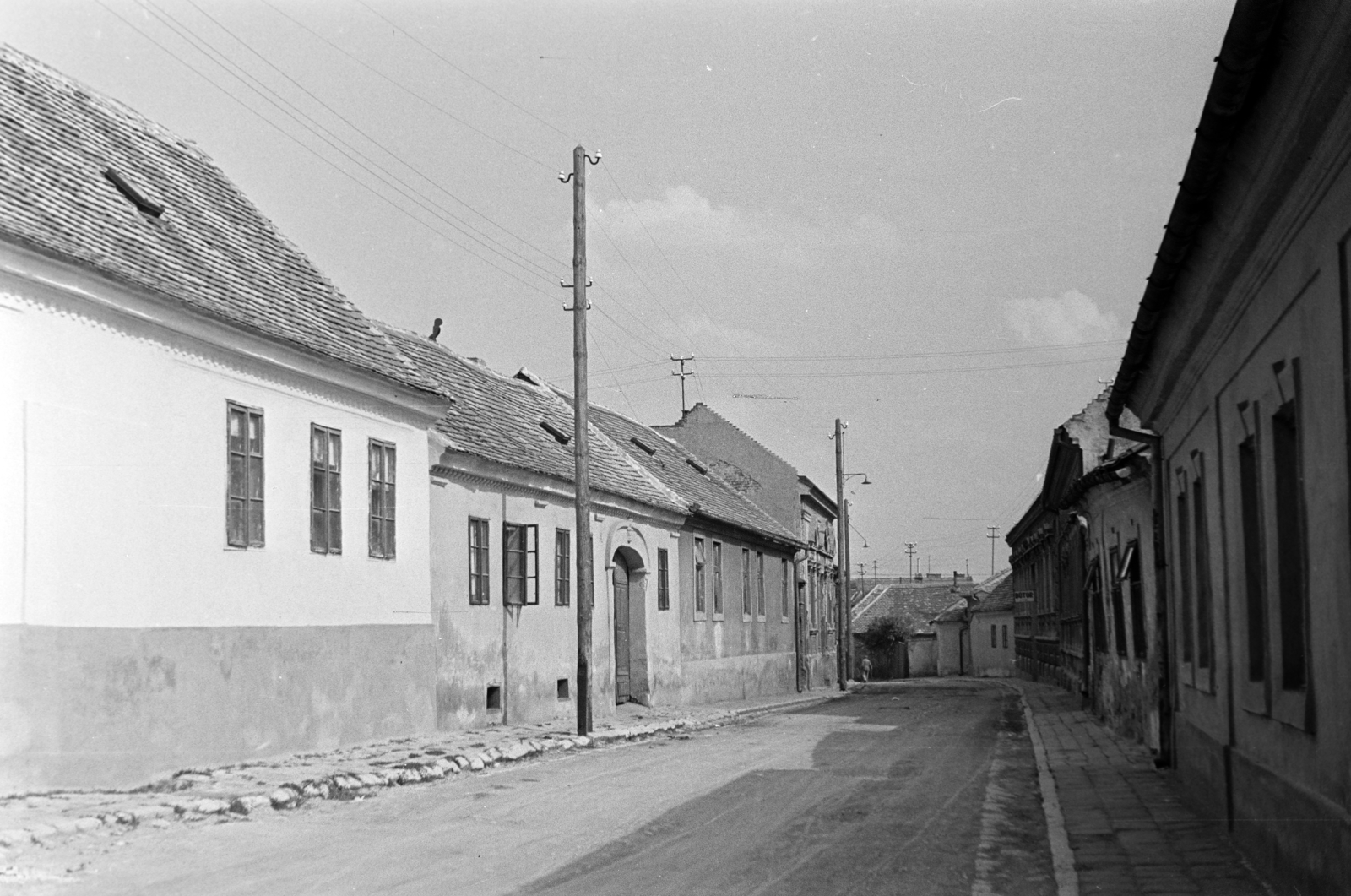 Magyarország, Pécs, az Orsolya utca az Ady Endre utca felől nézve., 1963, Hunyady József, Fortepan #218866