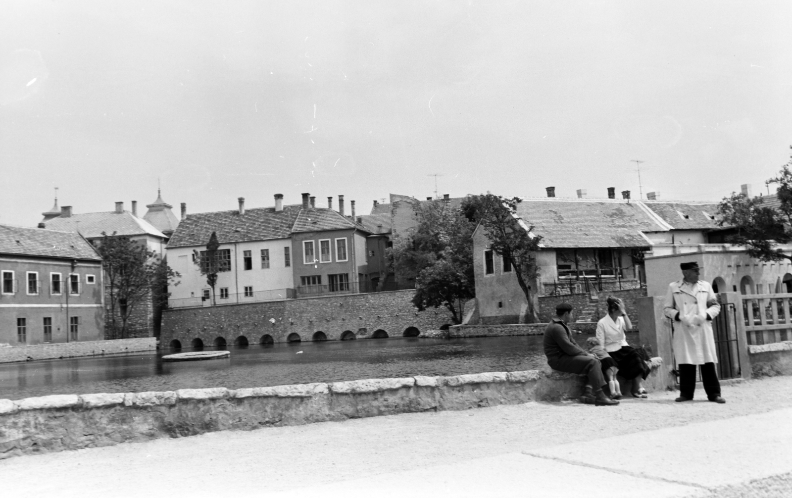 Hungary, Tapolca, Malom-tó., 1963, Hunyady József, Fortepan #218880