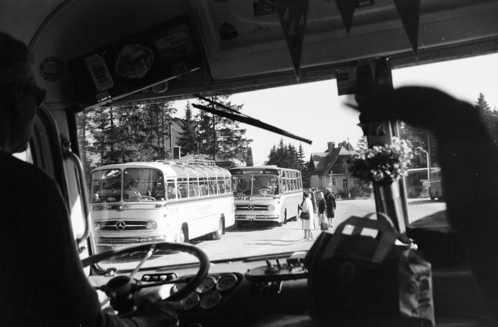 1966, Hunyady József, bus, Mercedes-brand, Fortepan #218959