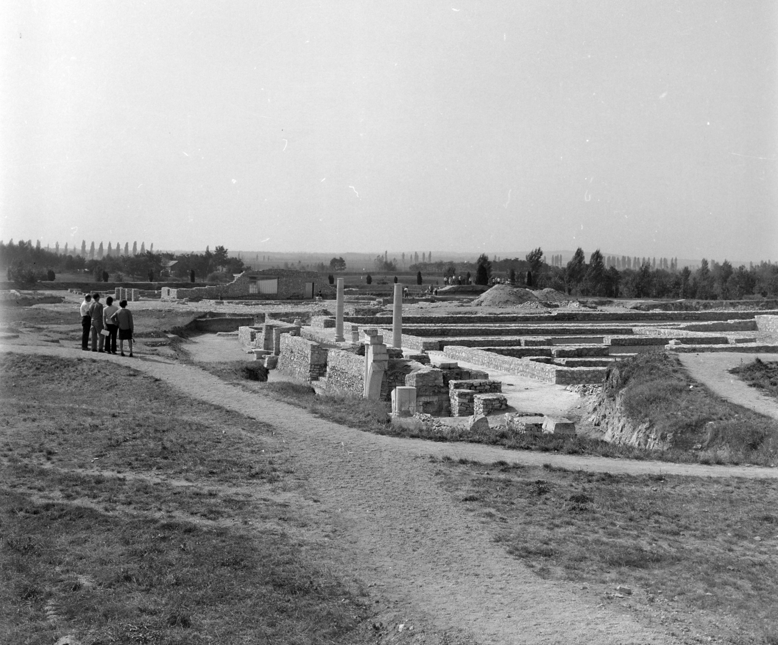 Magyarország, Tác, a római kori Gorsium feltárása, a régészeti park kiépítése., 1966, Hunyady József, római birodalom, Fortepan #218978