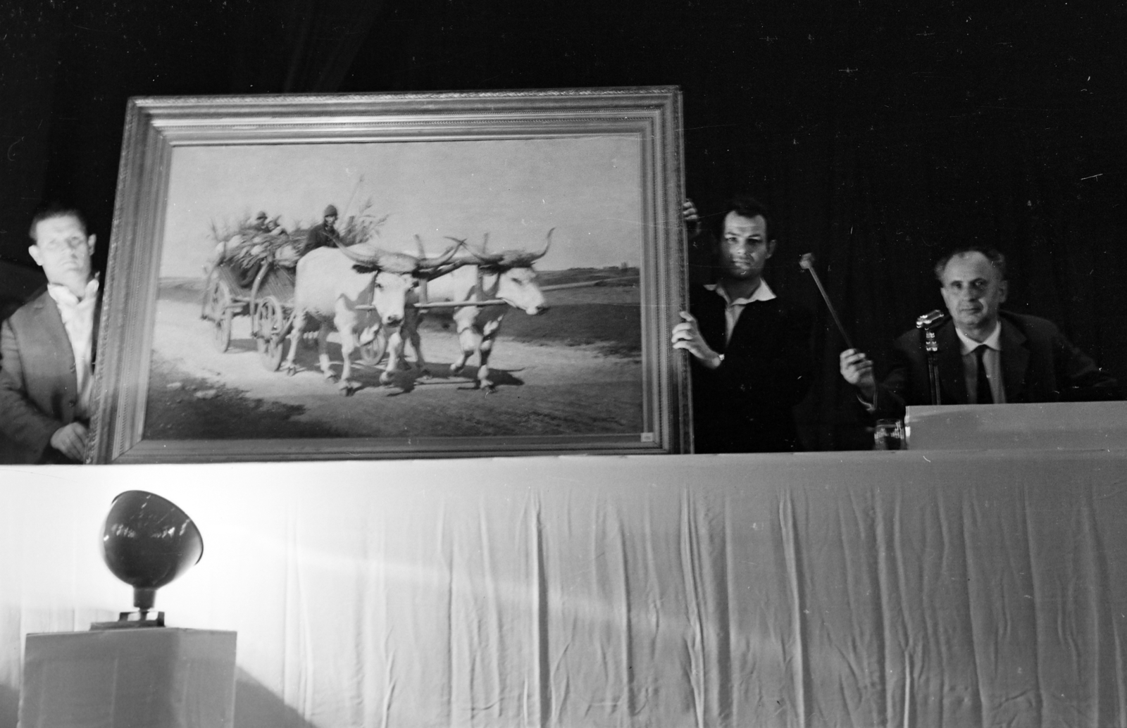 1967, Hunyady József, painting, auction, Fortepan #218993