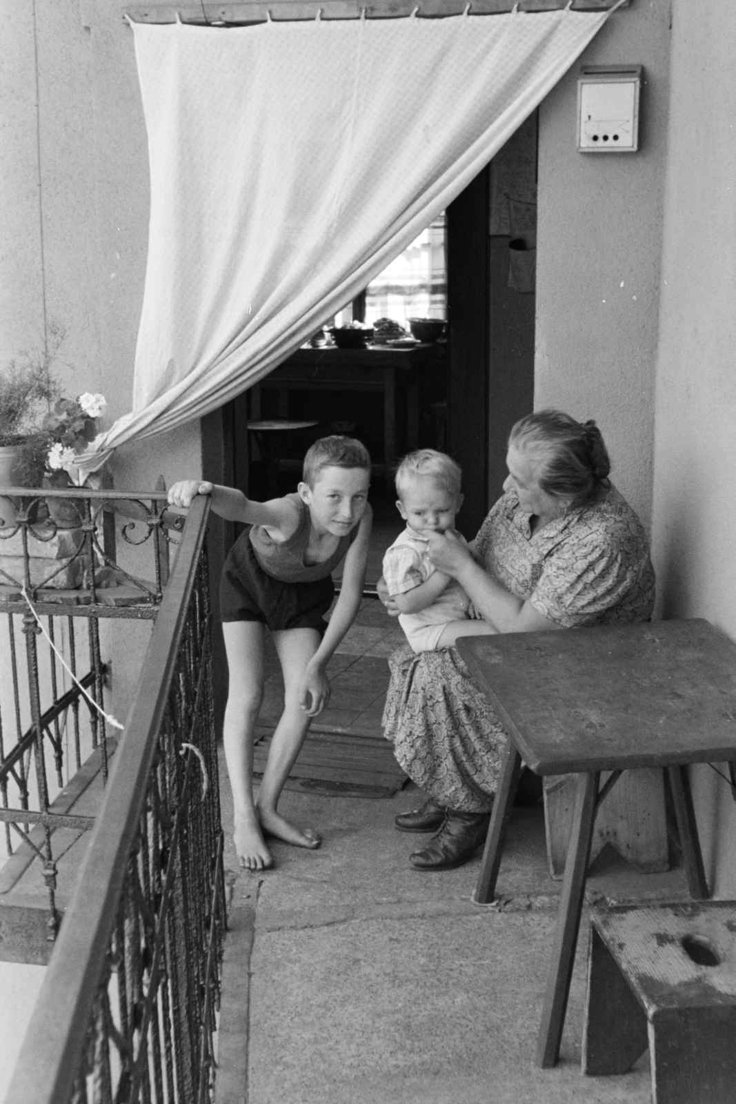 1961, Krantz Károly, nagyszülő, Fortepan #219141