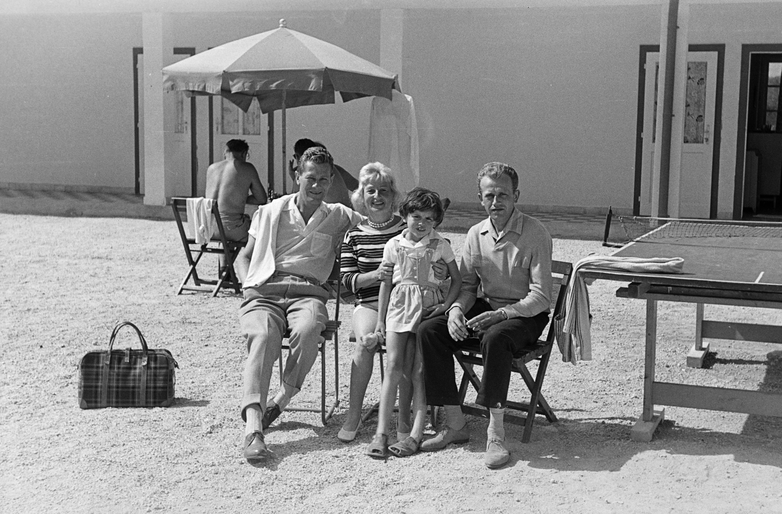 1962, Krantz Károly, sunshades, Fortepan #219164