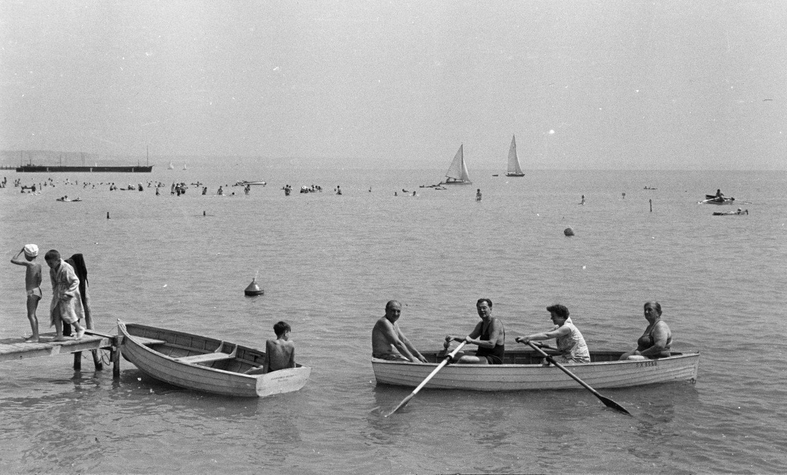 1964, Krantz Károly, sailboat, boat, Fortepan #219187