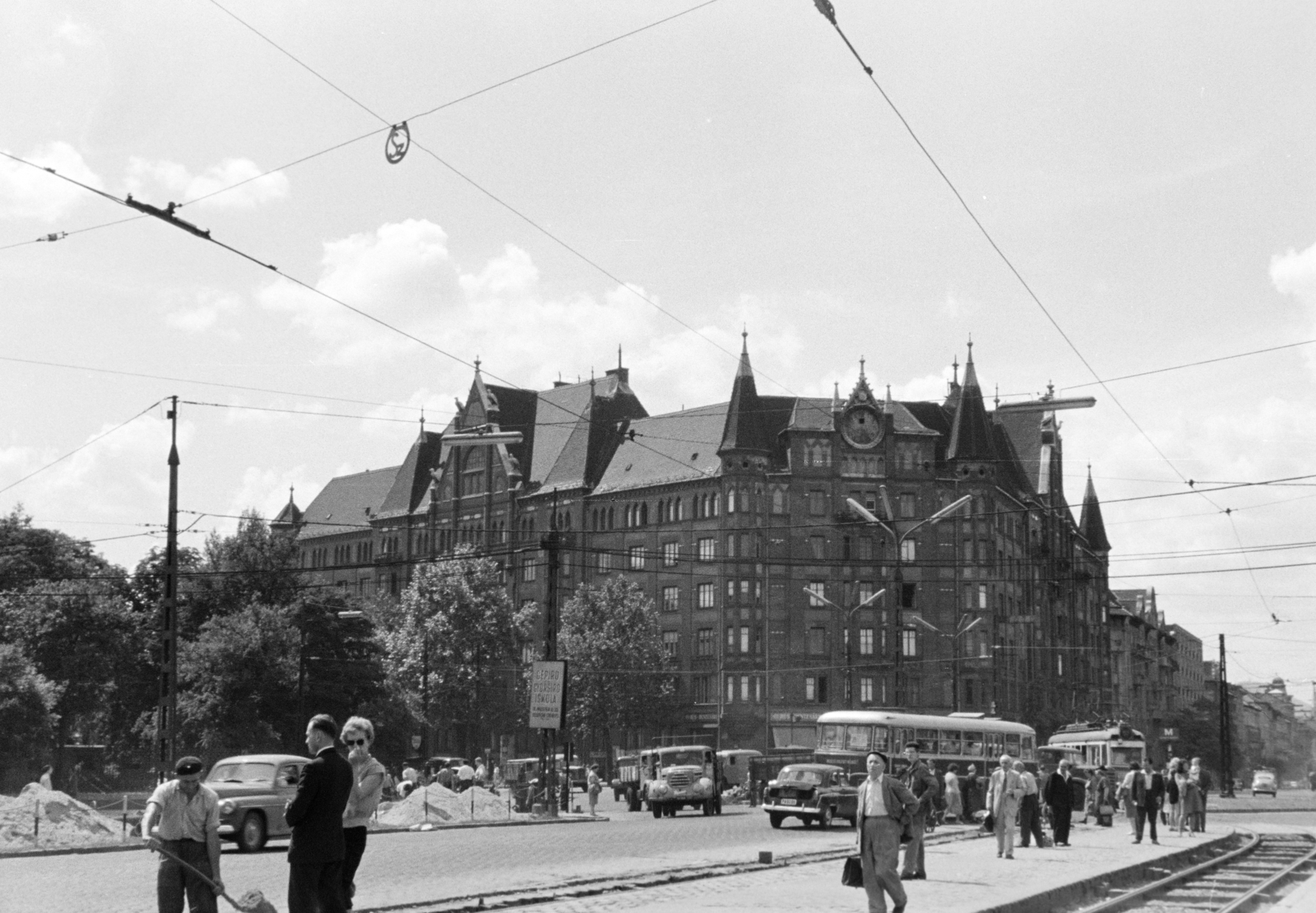 Hungary, Budapest IX., Nagyvárad tér, szemben az Üllői út 121., 1962, Krantz Károly, Budapest, Fortepan #219284