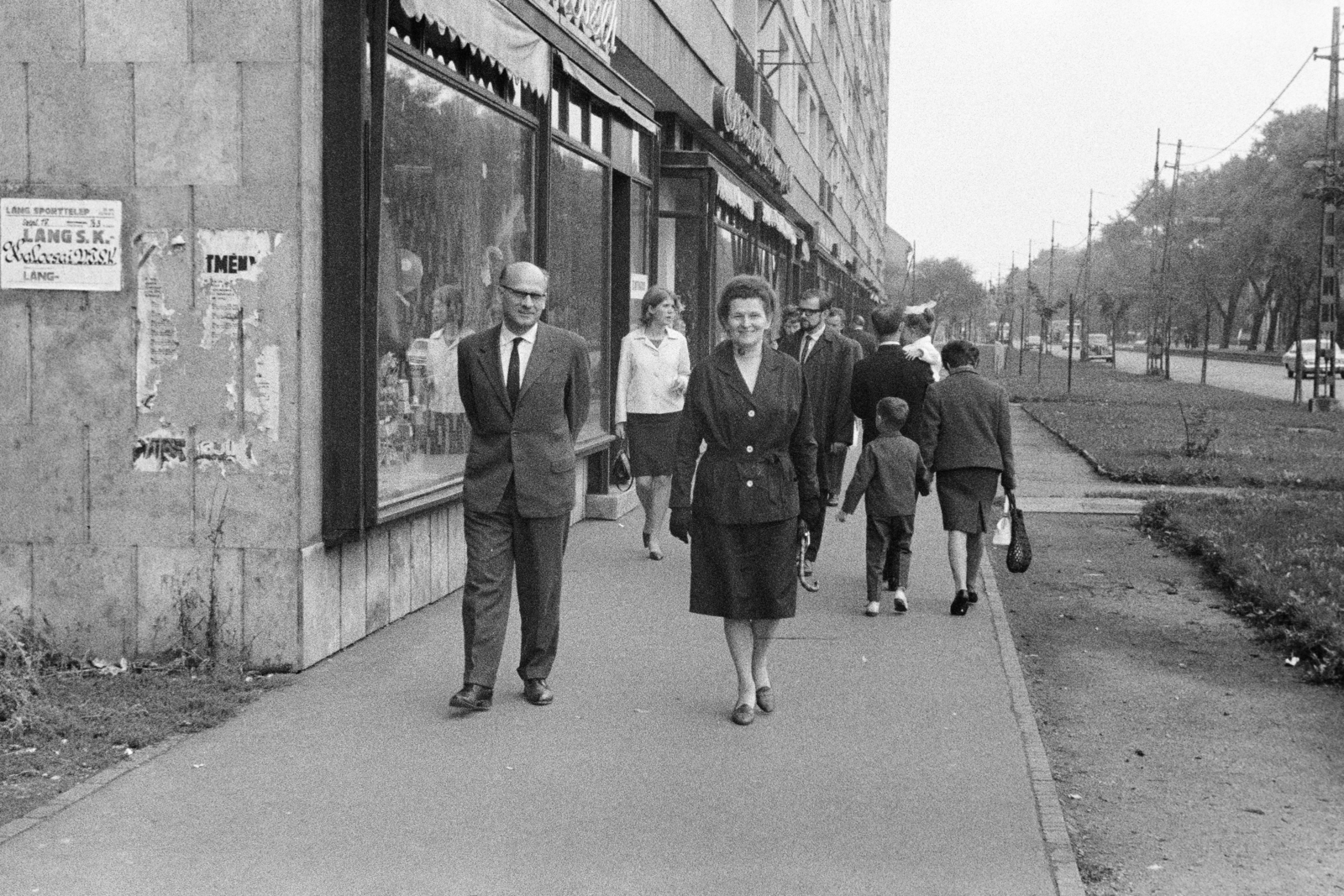 Hungary, Budapest XIII., a Váci út 134/A számú háztól a Dagály utca irányába nézve., 1967, László Áron, Budapest, Fortepan #219554