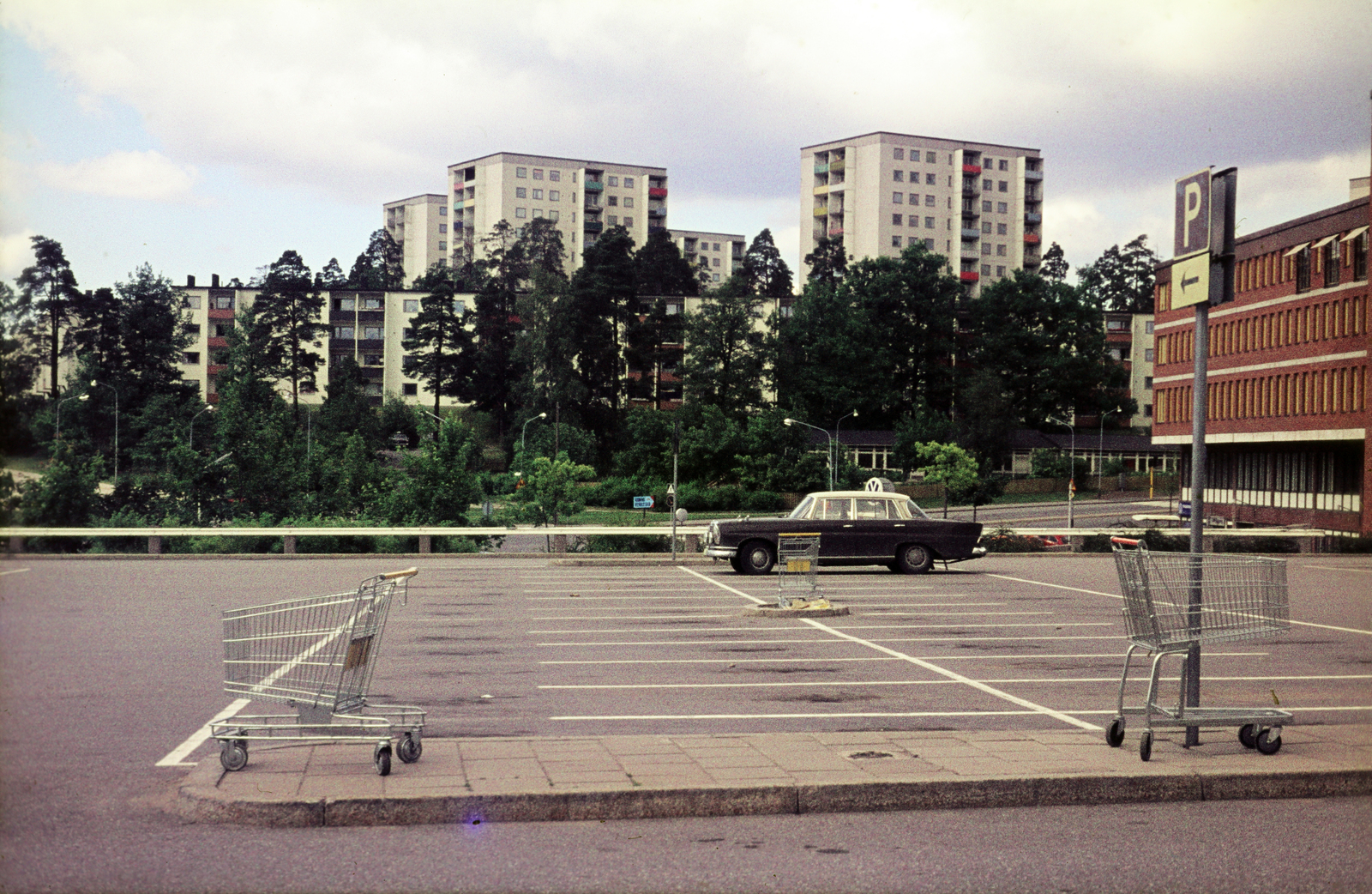 Sweden, Stockholm, Farsta városnegyed, Karlandaplan., 1971, Mezey András, Fortepan #219669