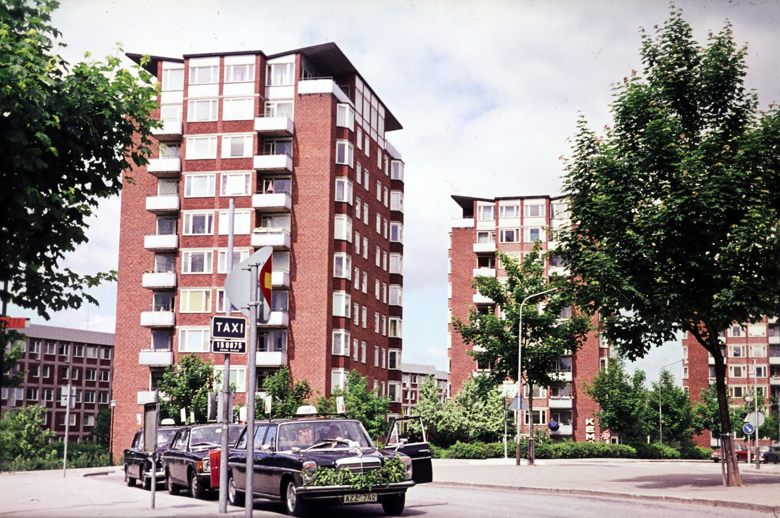 Sweden, Stockholm, Farsta városnegyed, Larsbodavägen., 1971, Mezey András, Fortepan #219681