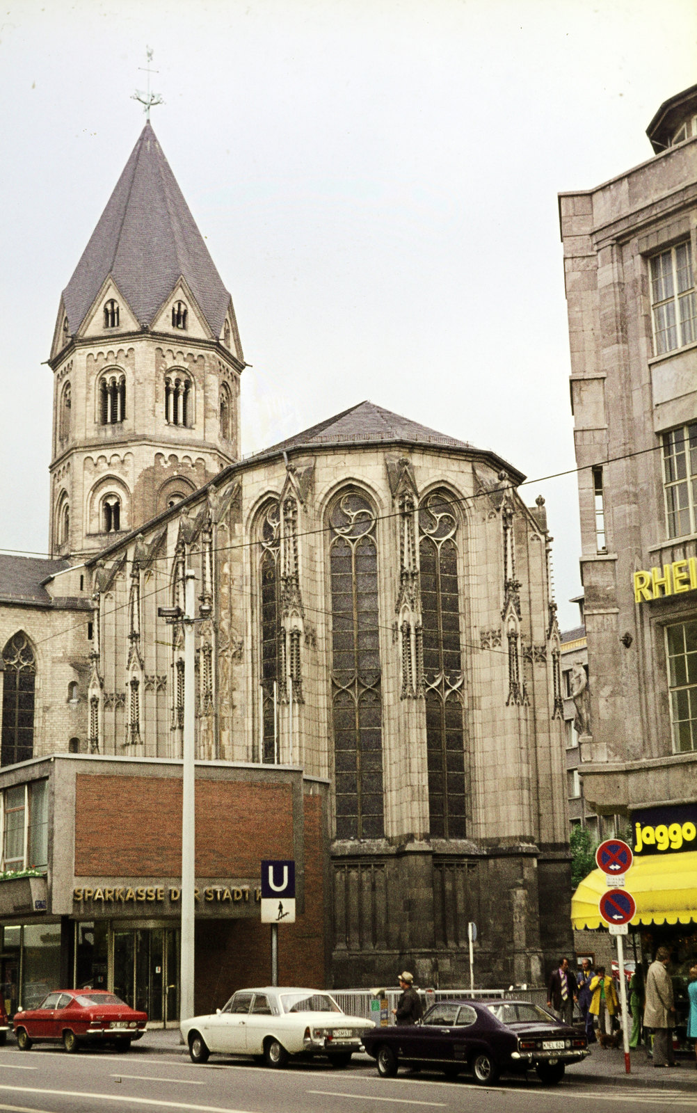 Germany, Köln, Komödienstraße, Szent András-templom., 1974, Mezey András, Fortepan #219776