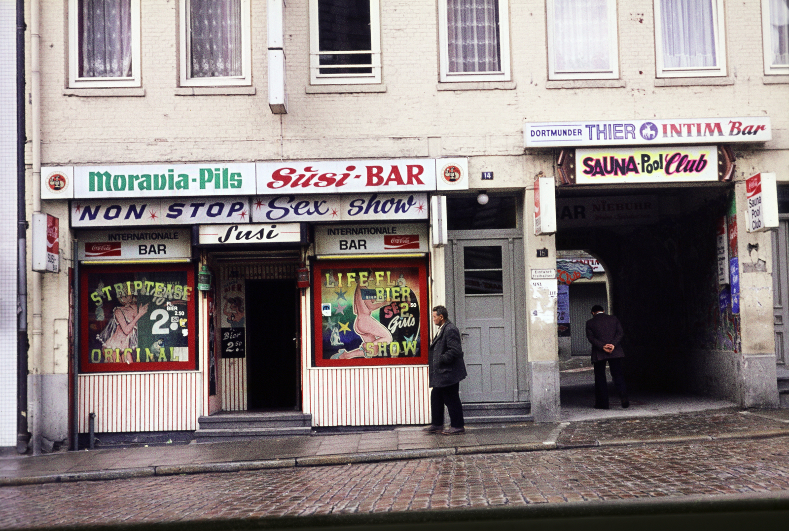 Germany, Hamburg, Hans-Albers-Platz 14., Susi Bar., 1974, Mezey András, Fortepan #219815