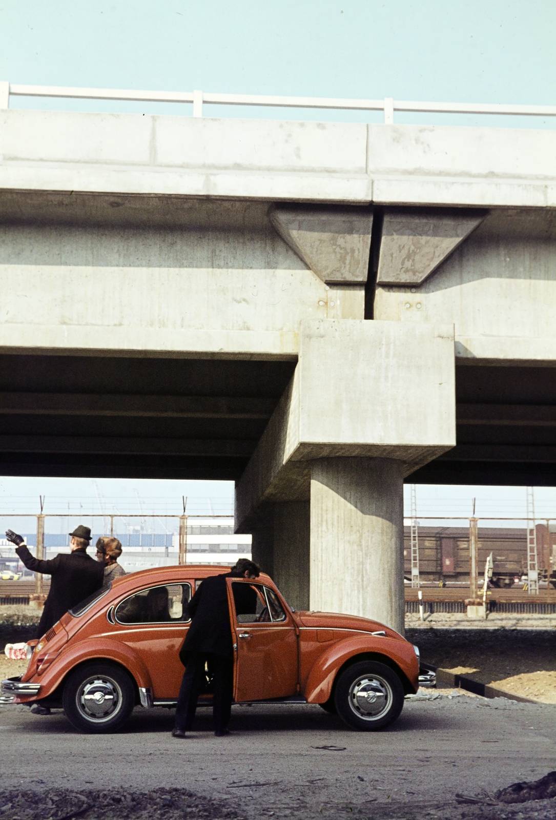 1974, Mezey András, colorful, Volkswagen-brand, Volkswagen Beetle, Fortepan #219829