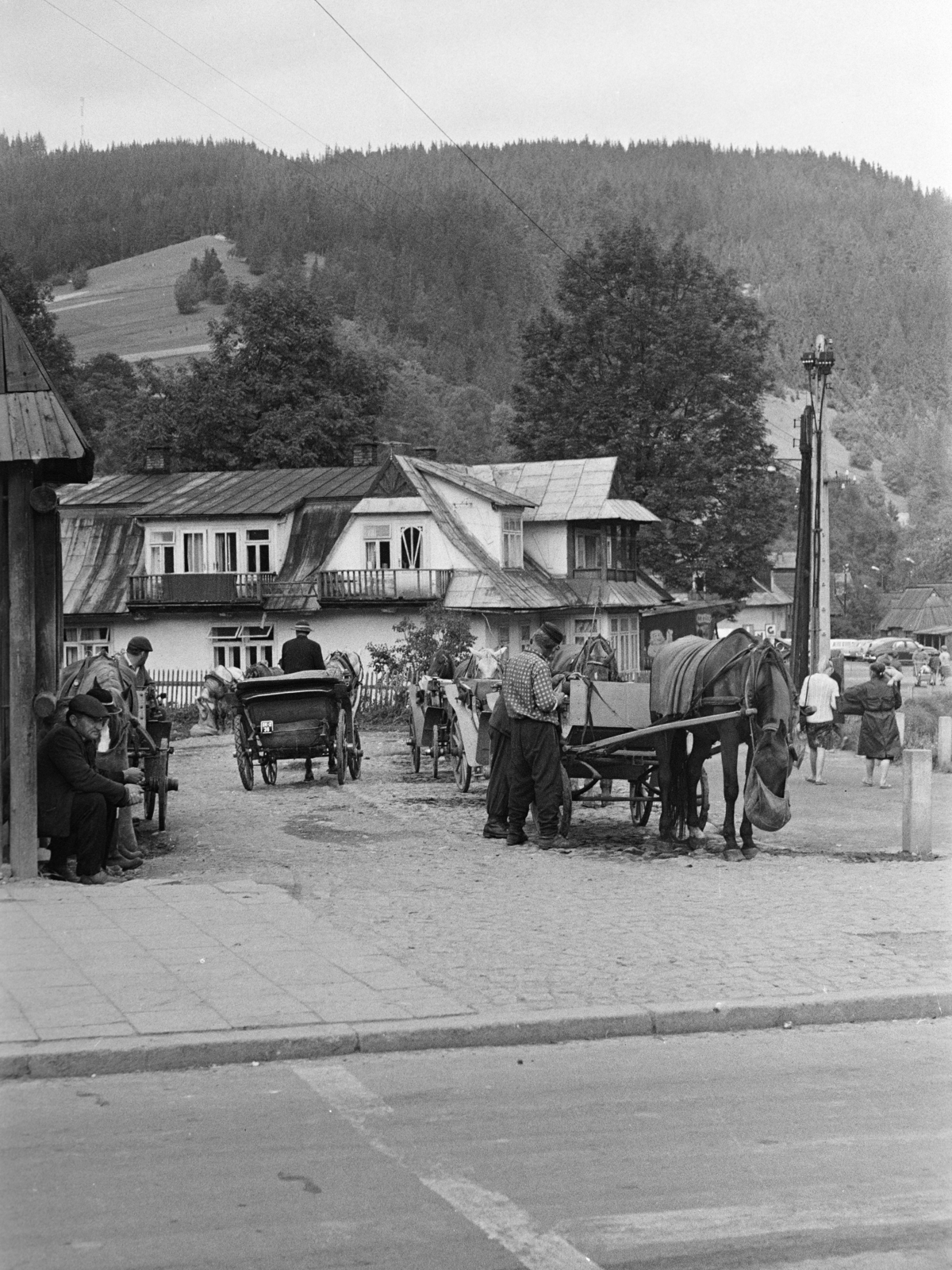 Lengyelország,Lengyel Magas-Tátra, Zakopane, ulica Na Gubałówkę 2., 1962, Mihály Tamás, Fortepan #219930