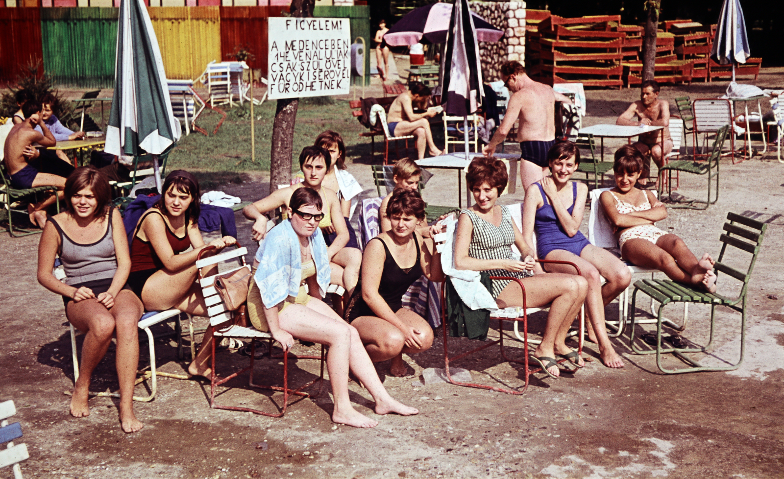 1969, N. Kósa Judit, beach, bathing suit, Fortepan #219994