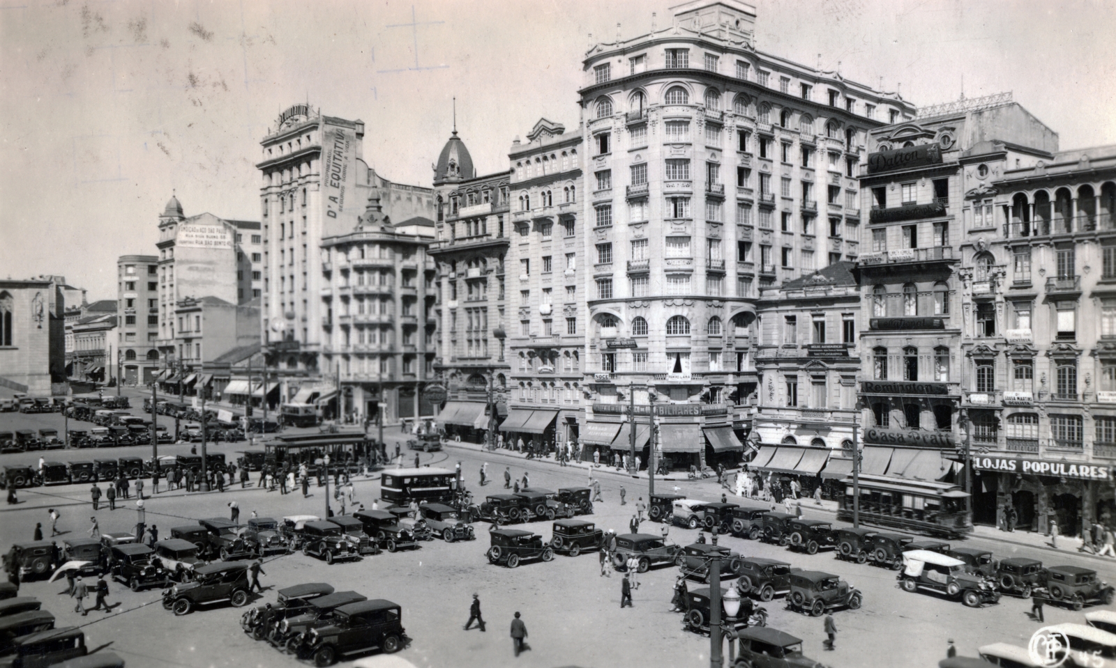 Brazil, Sao Paulo, Praça da Sé., 1936, Horváth Ida, Fortepan #220299