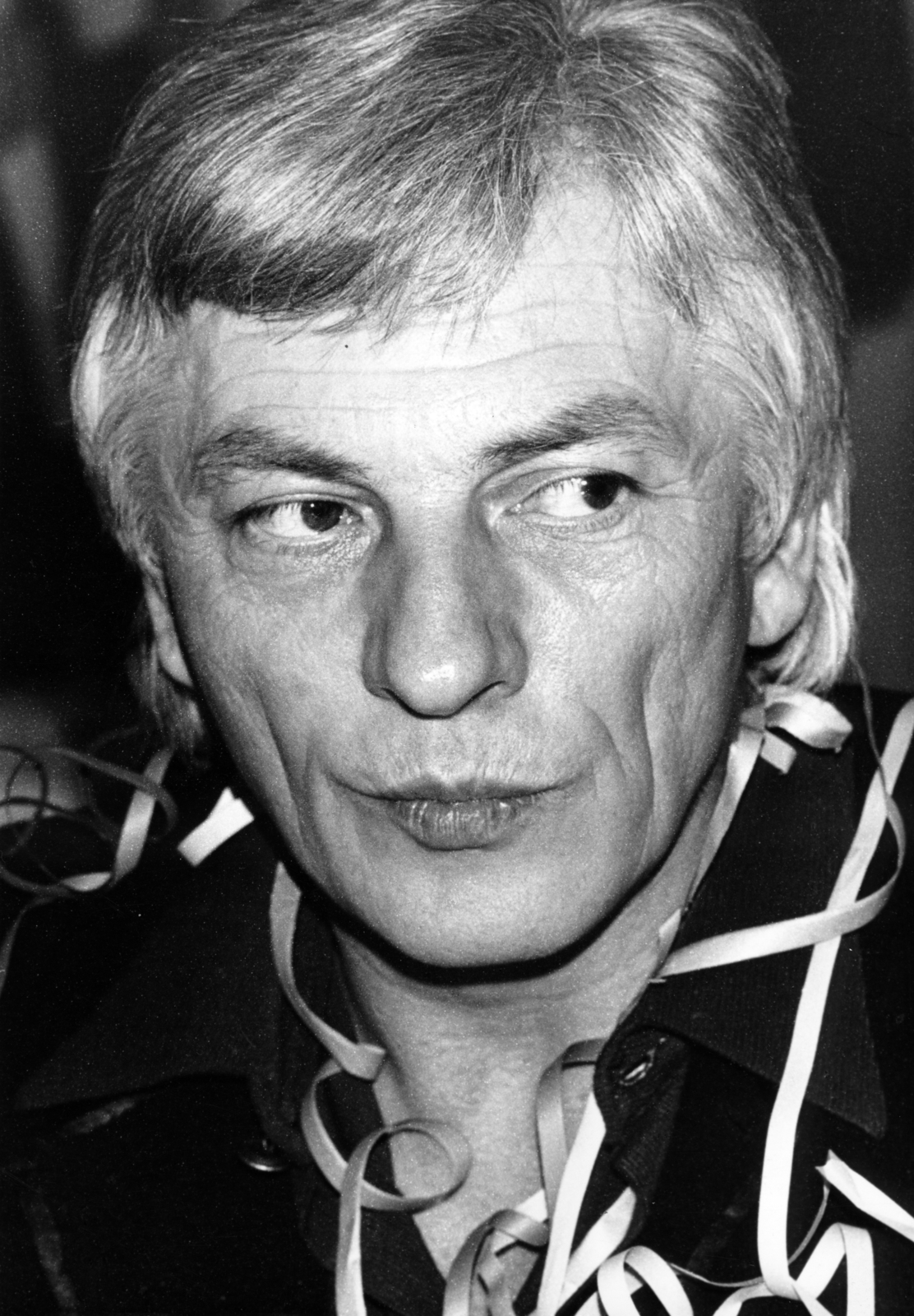 Hungary, Nagy László költő., 1977, Sólyi Ilona, portrait, New Year's Eve, Fortepan #220489