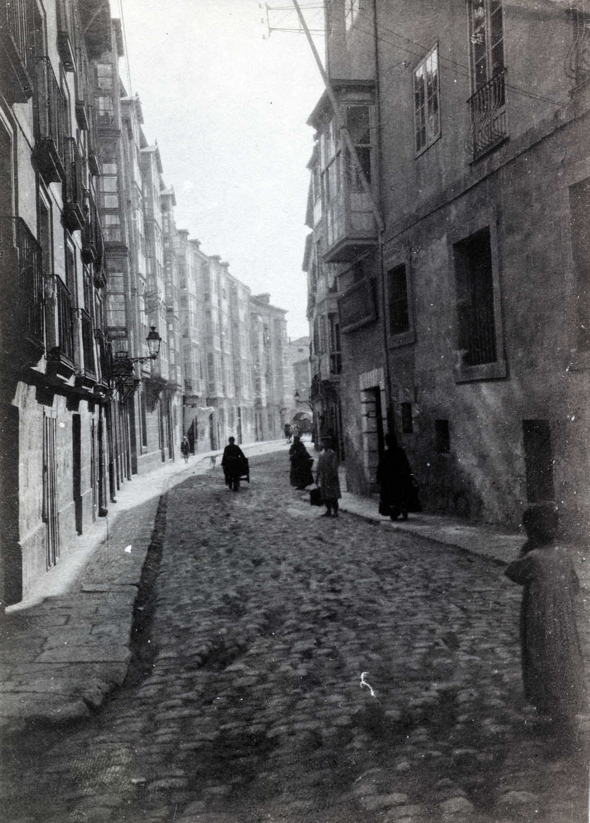 Spain, Calle Avellanos a Calle Arco del Pilar felől nézve., 1915, Jakucs János, Fortepan #220785