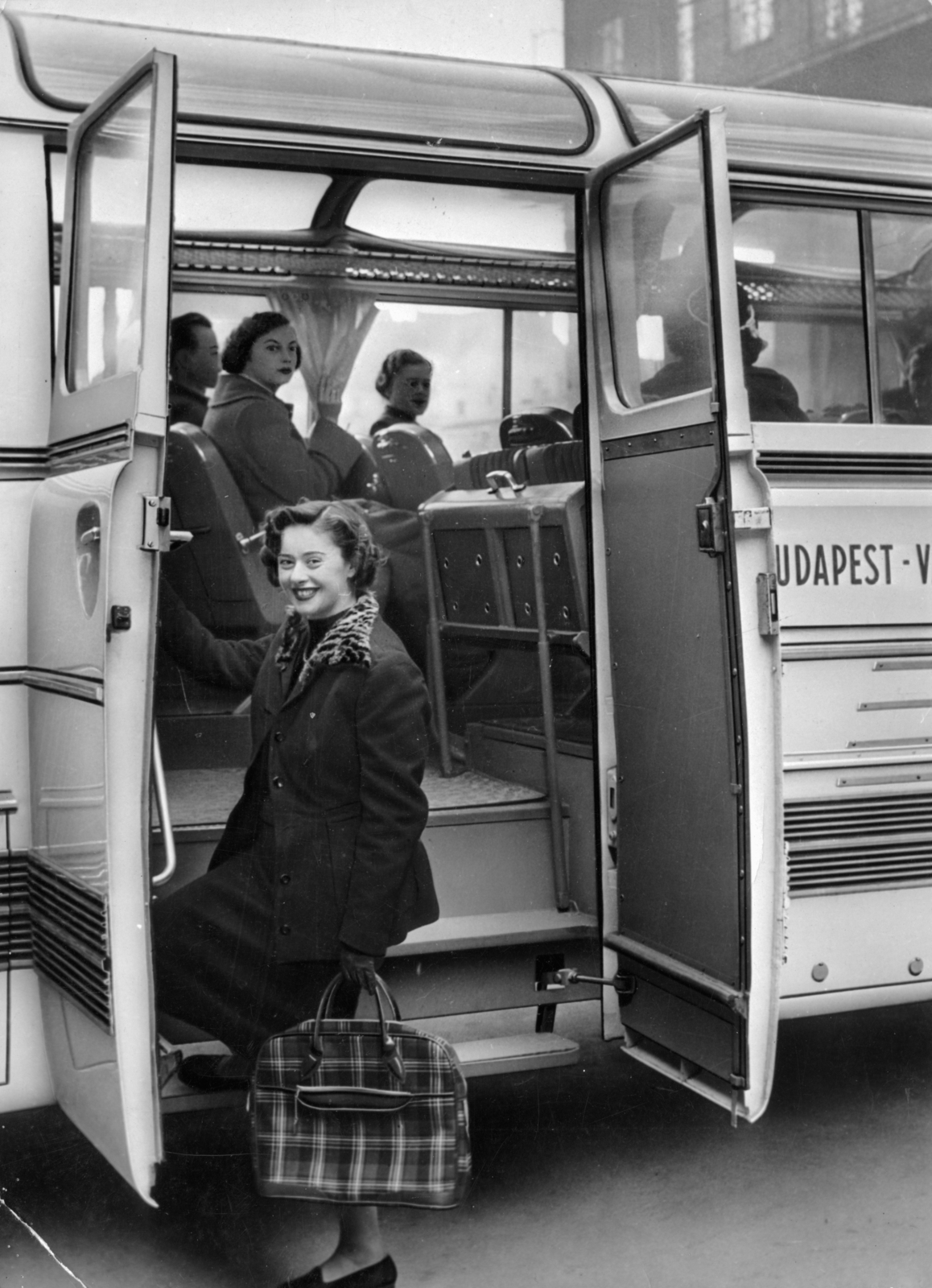 1959, Mario Cossu, bus, Ikarus-brand, Fortepan #221130