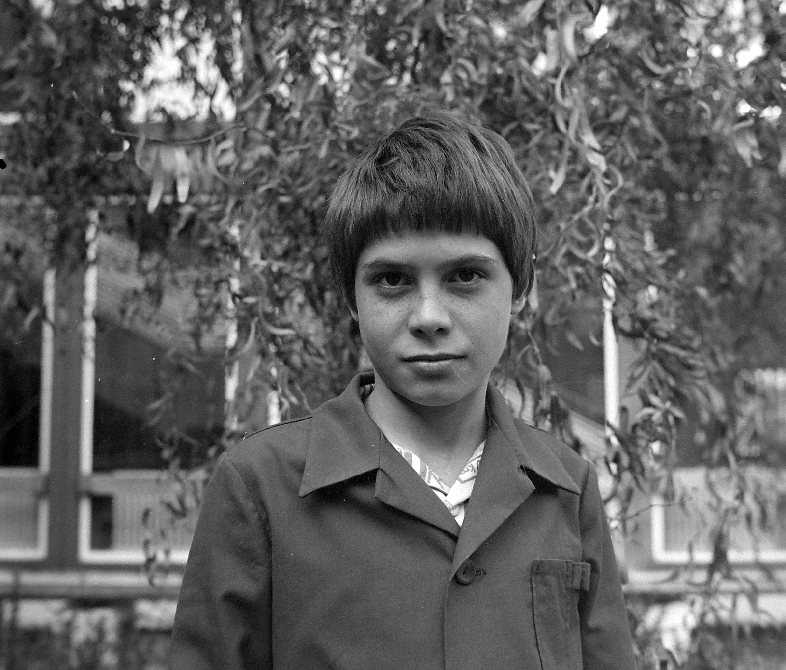 Hungary, 1980, MHSZ, portrait, boy, Fortepan #22114