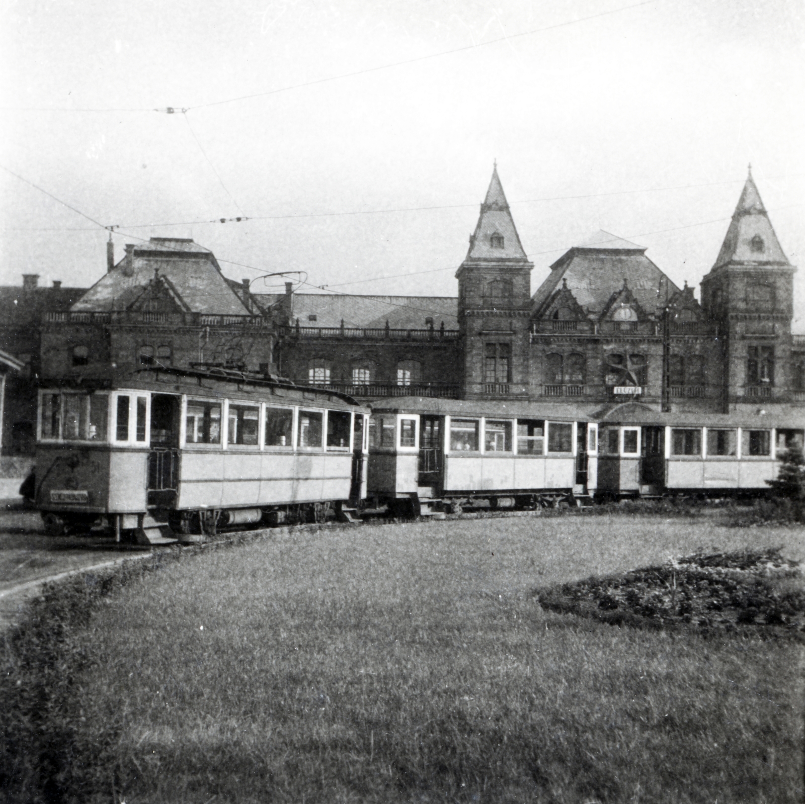 Hungary, Miskolc, Tiszai pályaudvar., 1959, Laborcz György, tram, Fortepan #221241