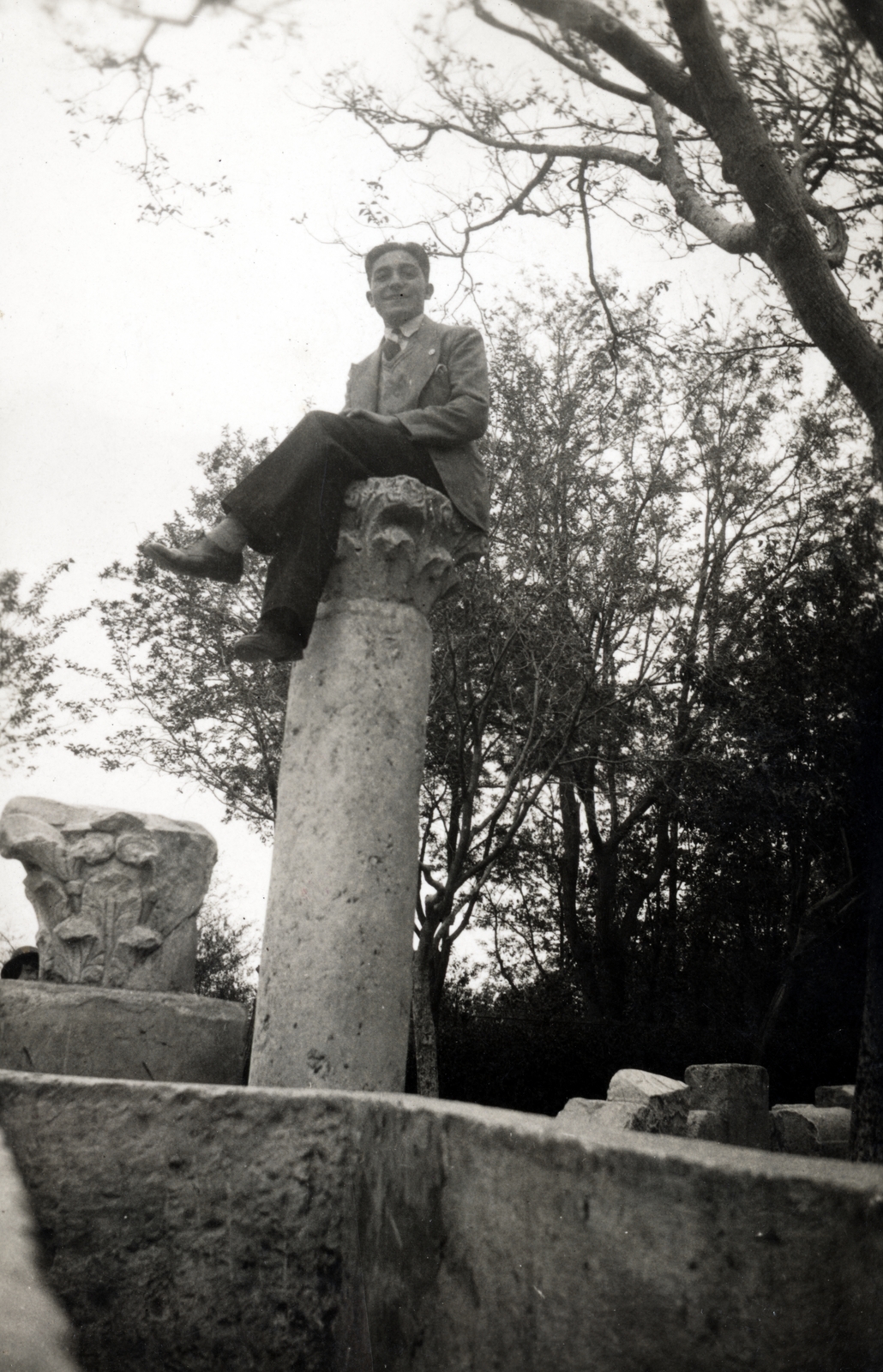 1938, Laborcz György, pillar, Fortepan #221265