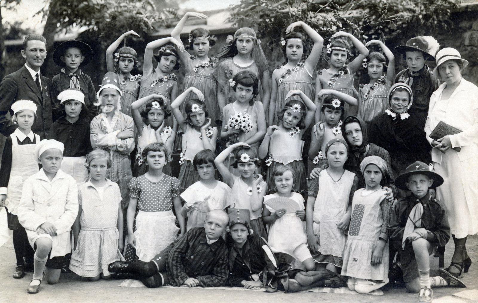 1932, Fekete Bernadette, Best of, scouting, Fortepan #221322