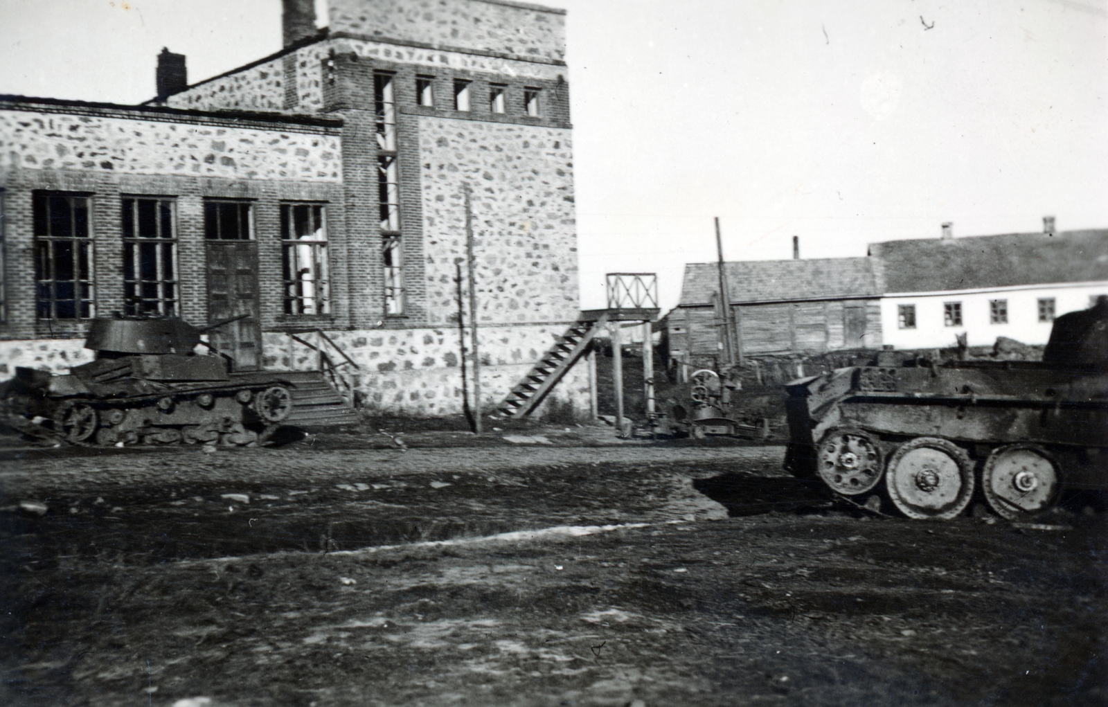 1942, Garamvölgyi Lajos, tank, wreck, Fortepan #221826
