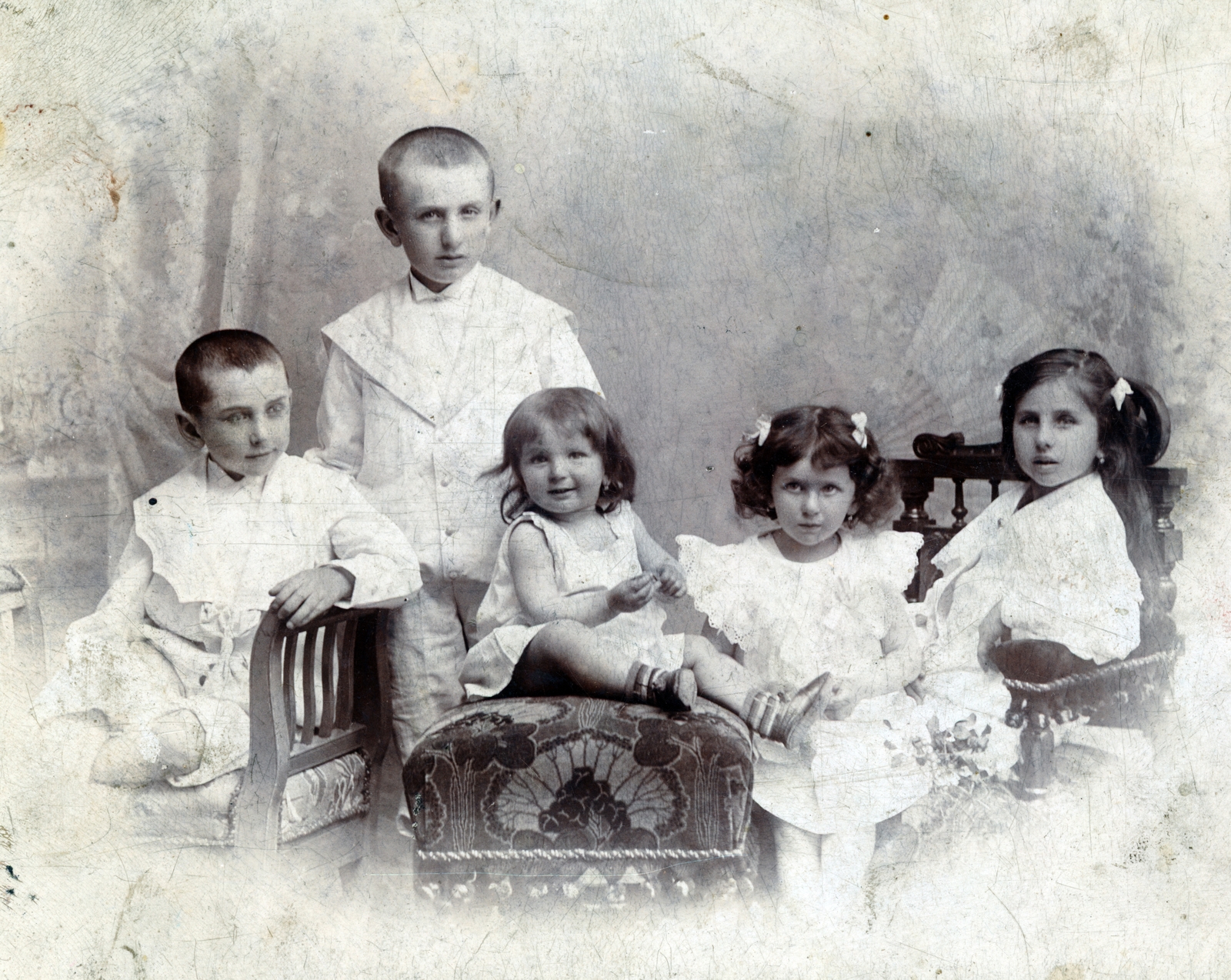 1909, Schleiner Béla, kids, Fortepan #221924