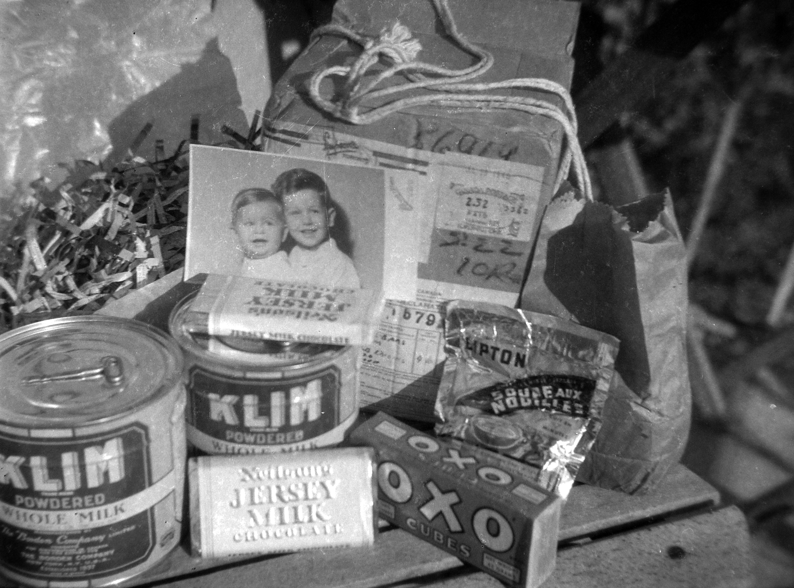 1945, Fortepan/Album002, still life, food, kids, Fortepan #22201