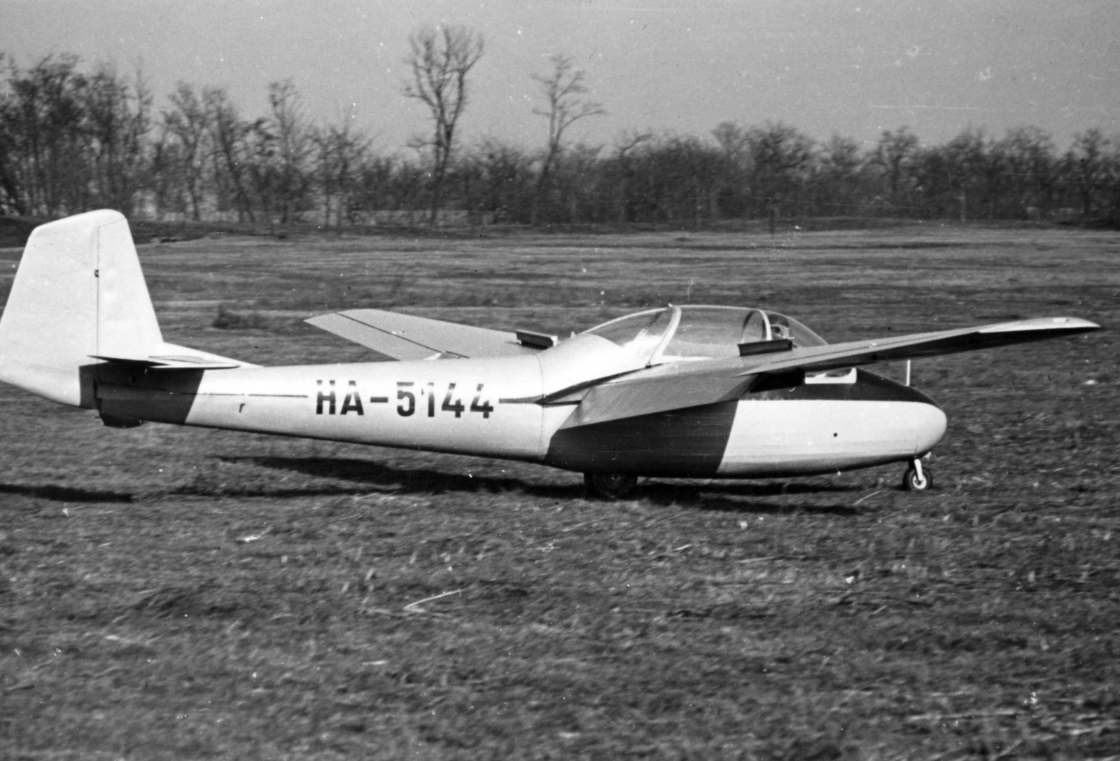 Hungary, Dunakeszi, repülőtér, Zsebő Z-03 Ifjúság típusú vitorlázó repülőgép., 1953, Nasztanovics Ferenc, Hungarian brand, airplane, sailplane, Ferenc Zsebő-design, Fortepan #222124