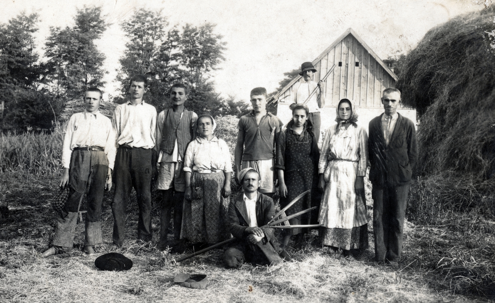 1934, Milkó, csoportkép, mezőgazdaság, Fortepan #222509