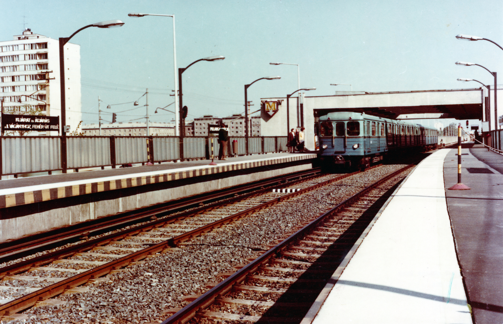 Hungary, Budapest X., Pillangó utca, metróállomás., 1974, Fortepan/Album058, subway, Budapest, Fortepan #222698