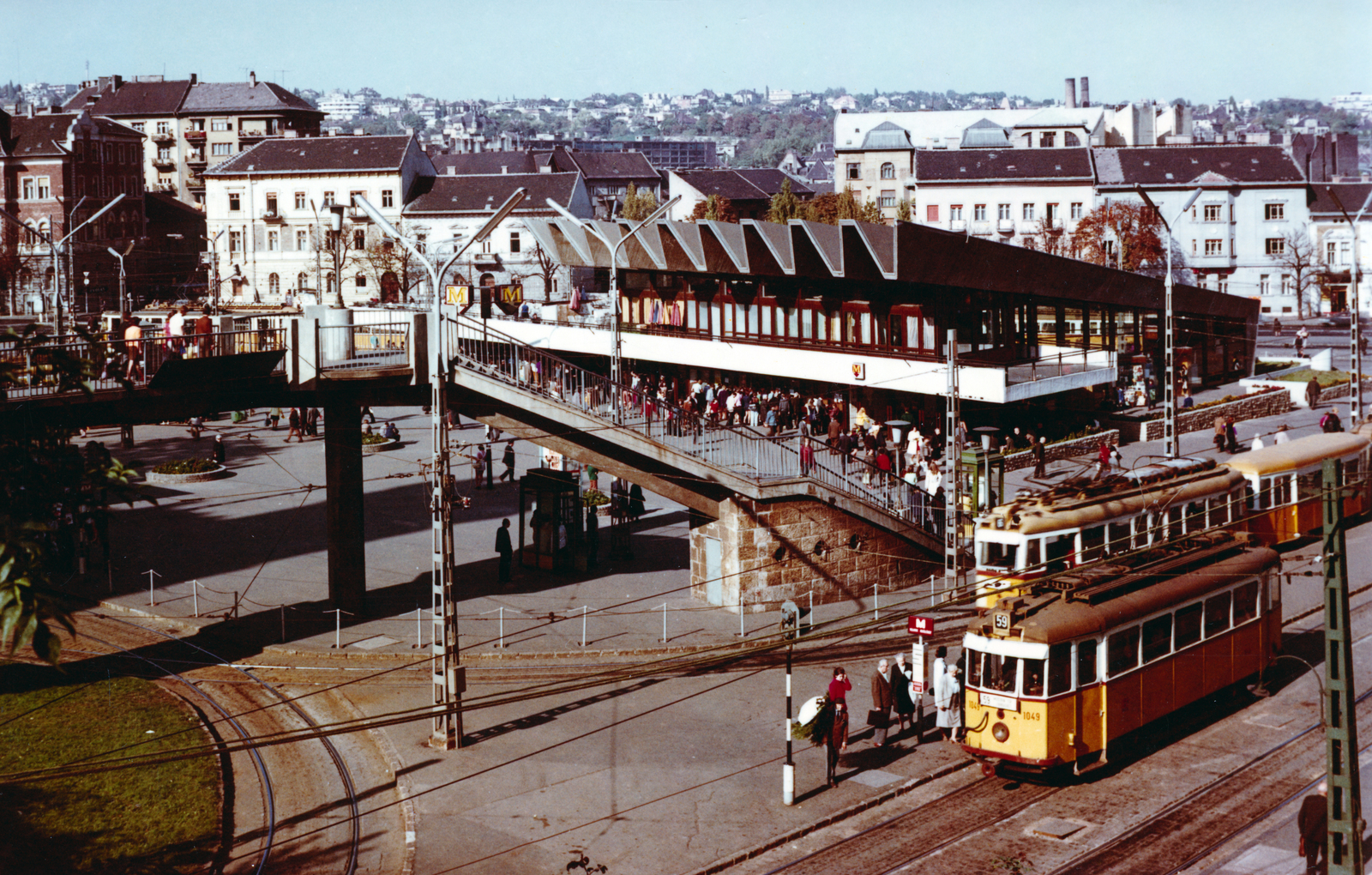 Hungary, Budapest II., Széll Kálmán (Moszkva) tér, a metróállomás csarnoka., 1974, Fortepan/Album058, Budapest, colorful, Fortepan #222714