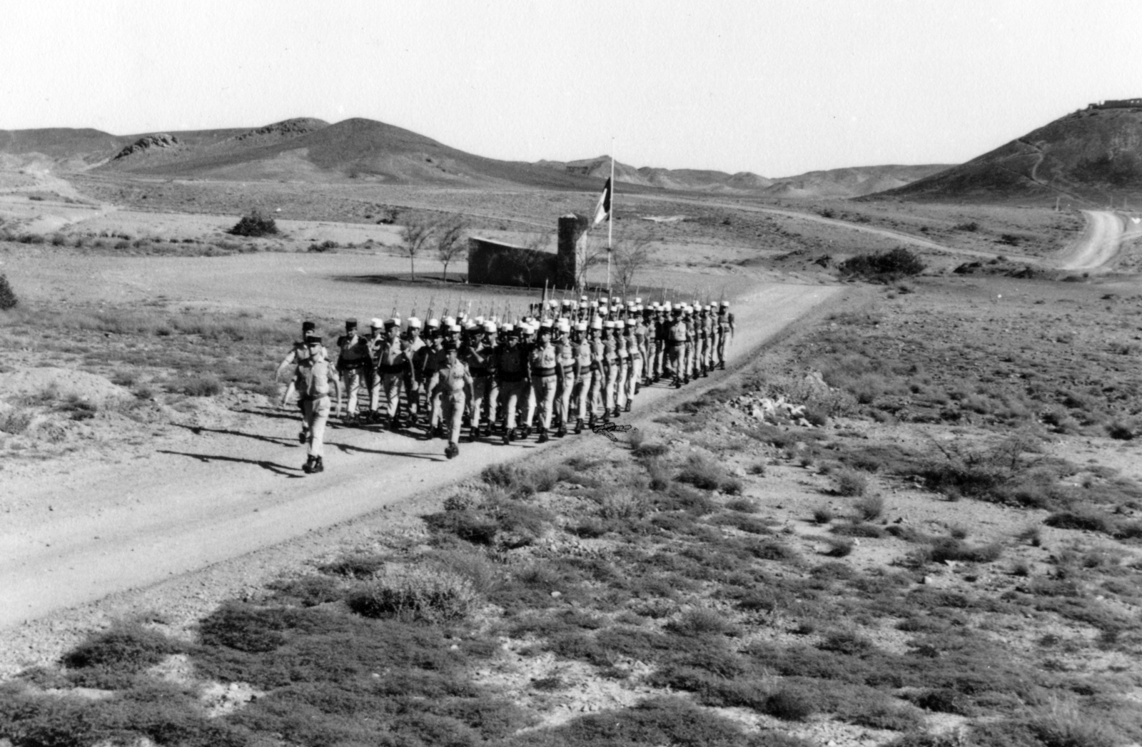 a Francia Idegenlégió 13. könnyűdandár 4. százada., 1968, Szöllősi Lászlóné, French solider, Fortepan #222827