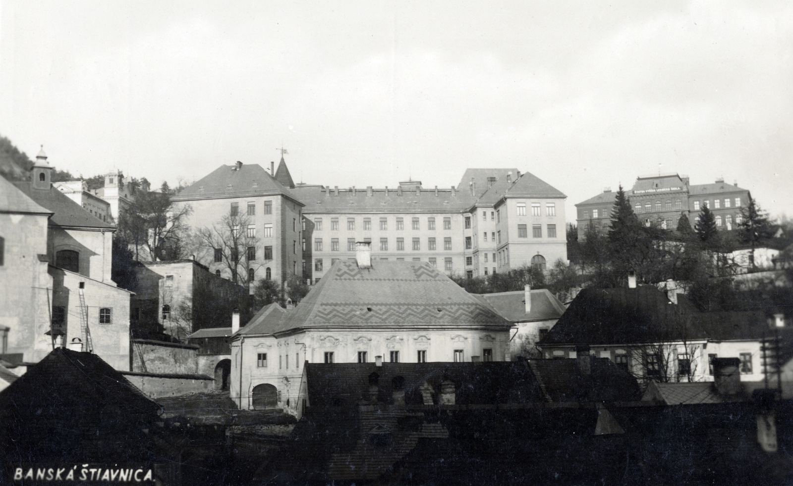 Slovakia, Selva di Val Gardena, az egykori Akadémia épületei., 1928, Balla Zoltán, street view, Fortepan #222851