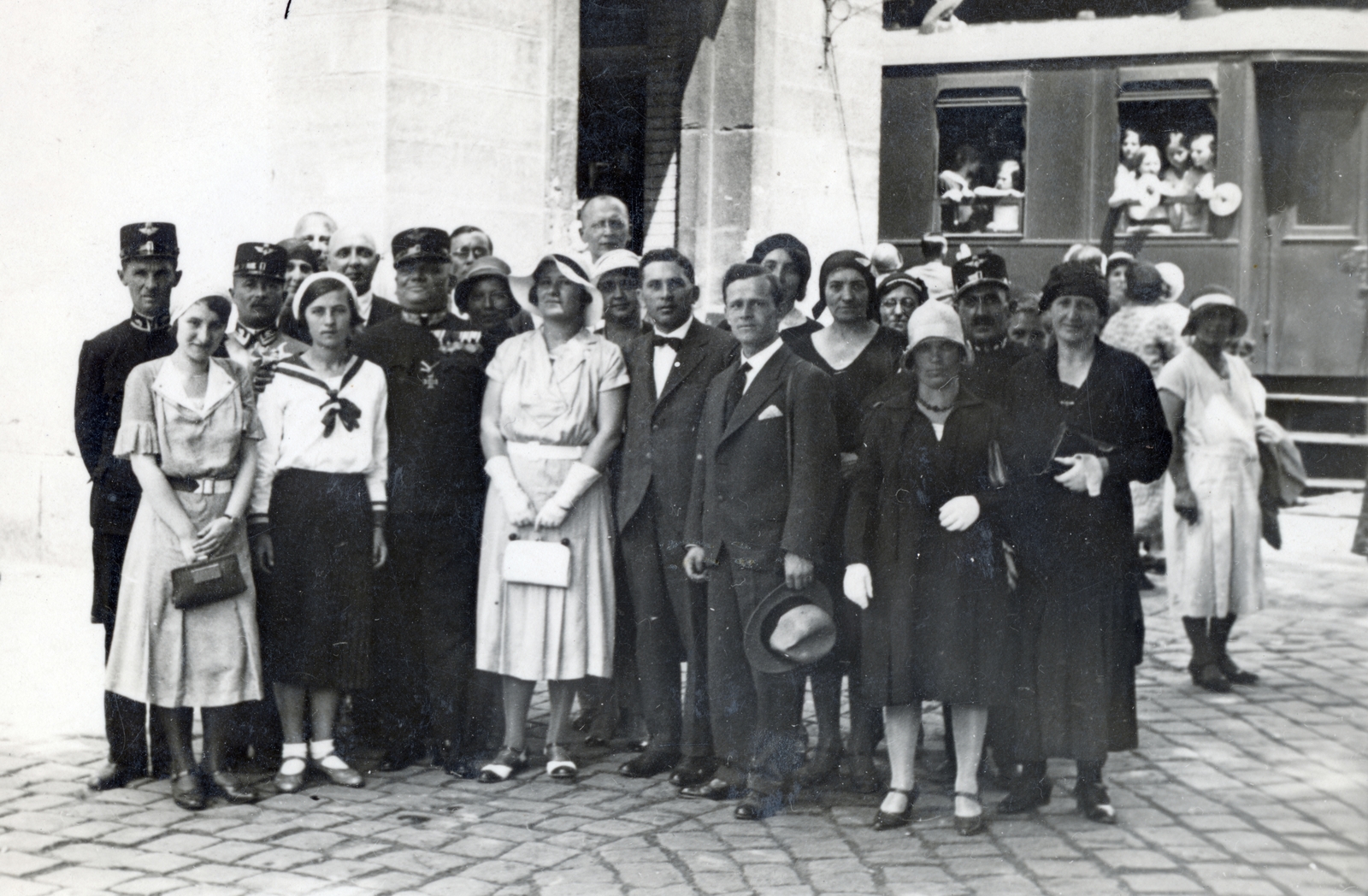 1931, Krantz Károly, tableau, Fortepan #222964