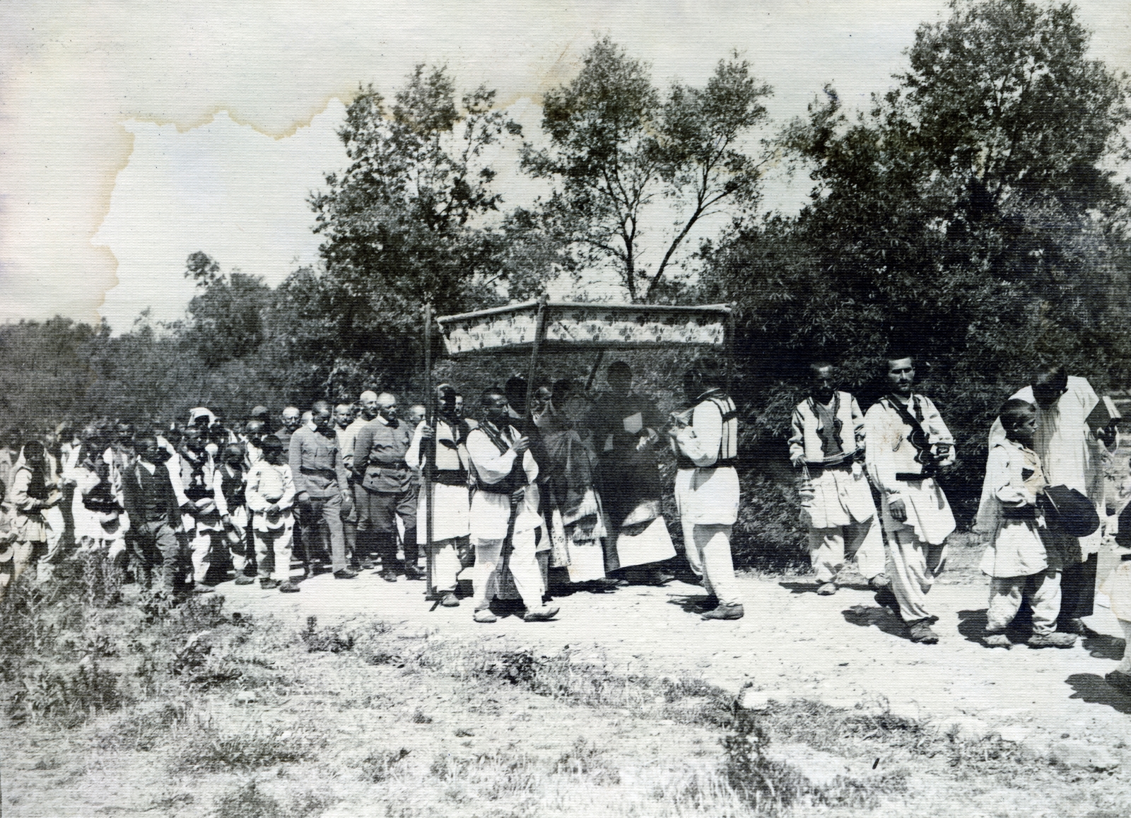 1918, Major Lajos, körmenet, szertartás, Fortepan #223004