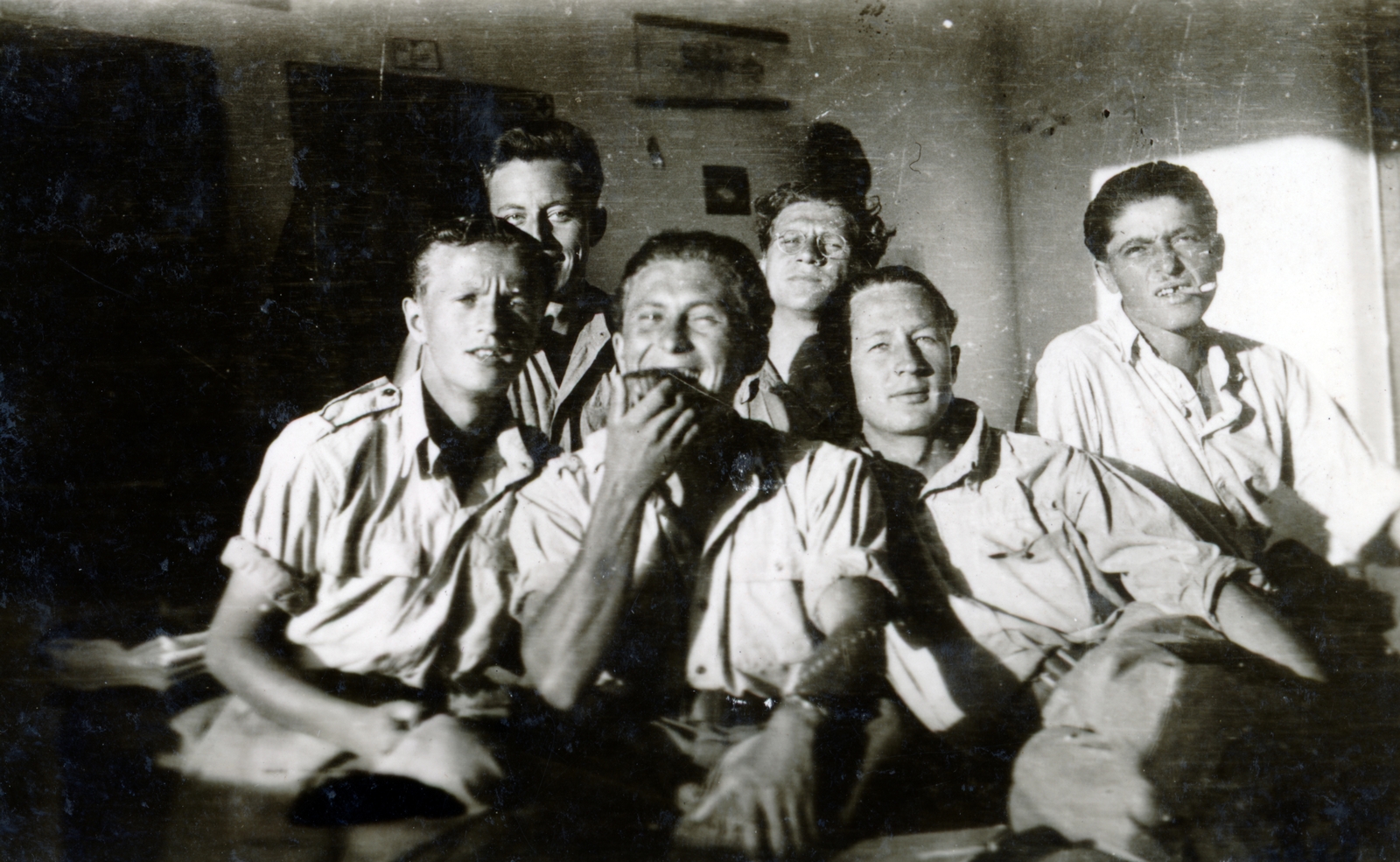 1943, Almássy László, csoportkép, Fortepan #223081