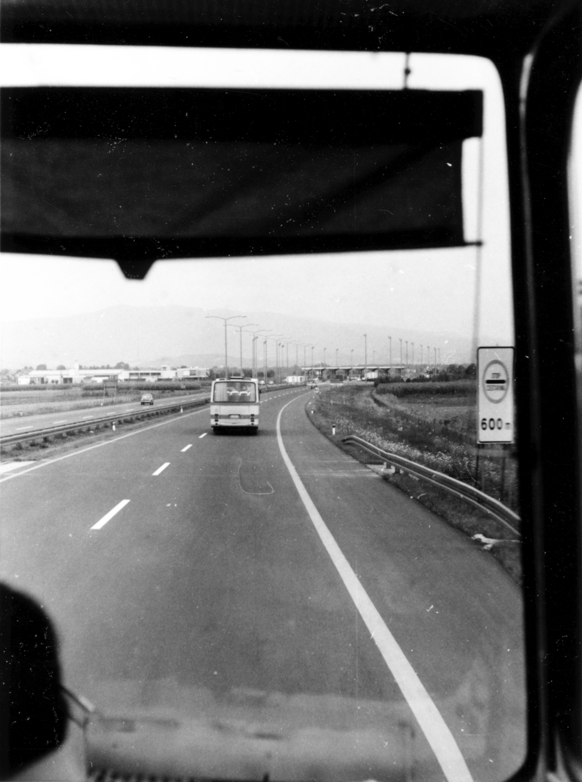 1975, Almássy László, expressway, bus, Fortepan #223119