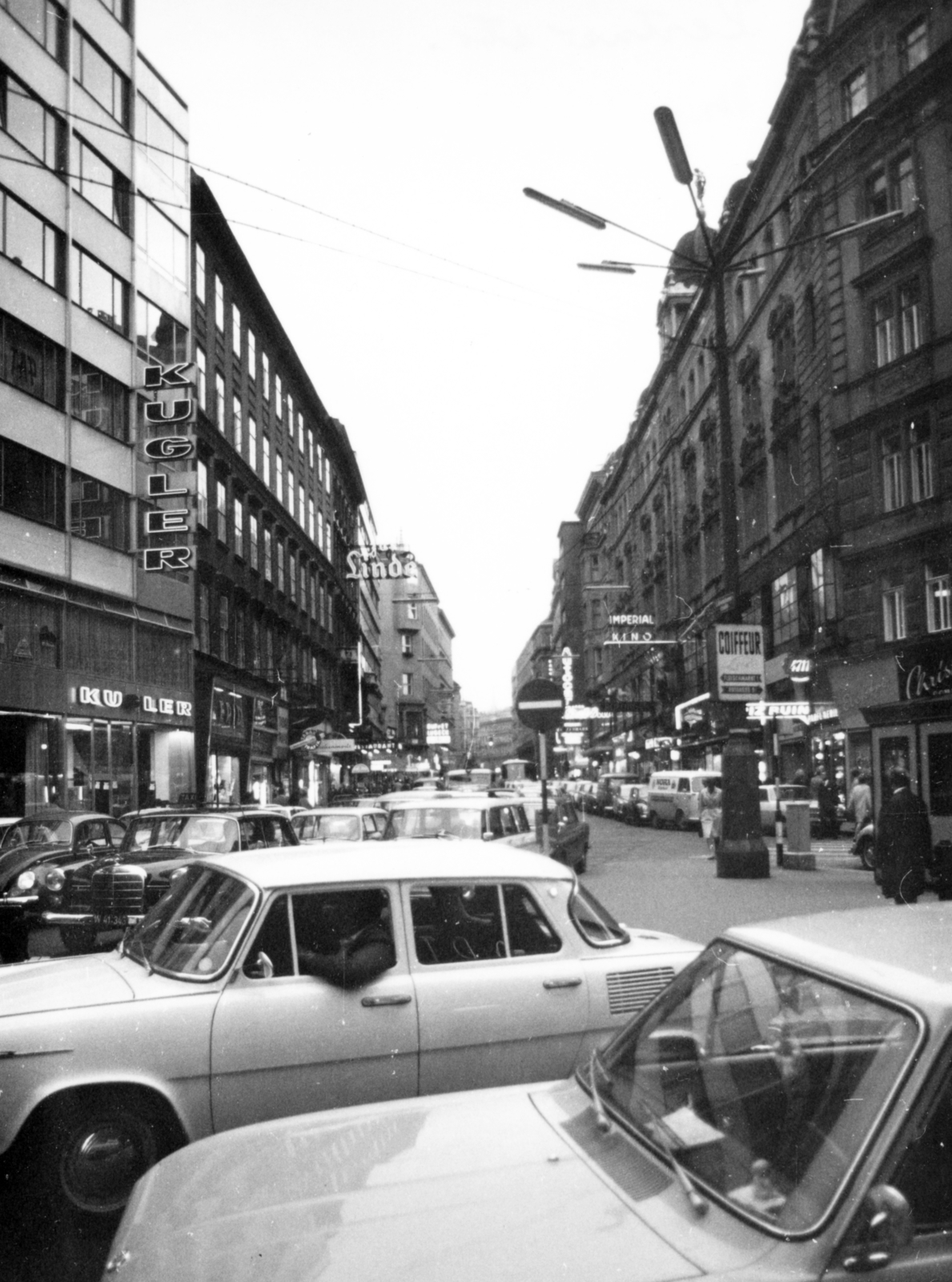 Austria, Vienna, Rotenturmstrasse és a Fleischmarkt kereszteződése., 1967, Almássy László, Fortepan #223160