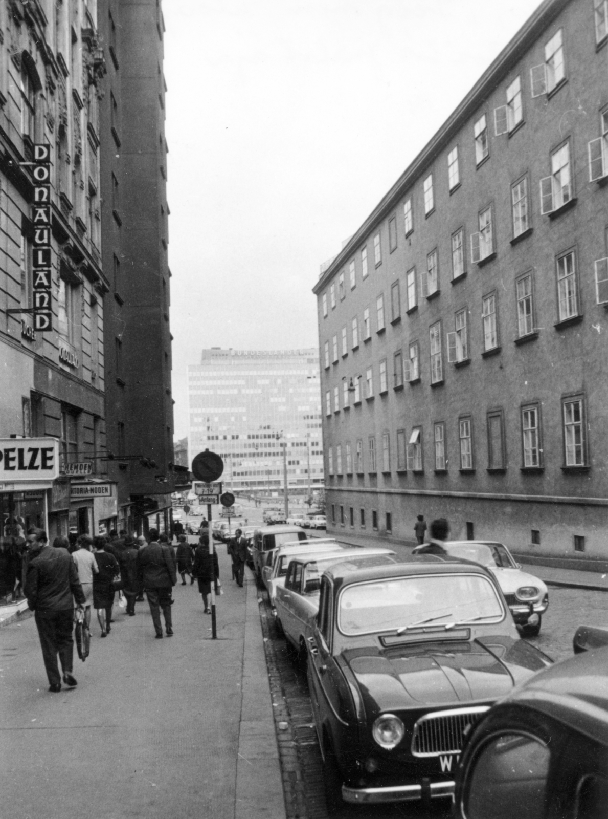 Austria, Vienna, Laurenzerberg a Schwedenplatz felé nézve., 1967, Almássy László, Fortepan #223164