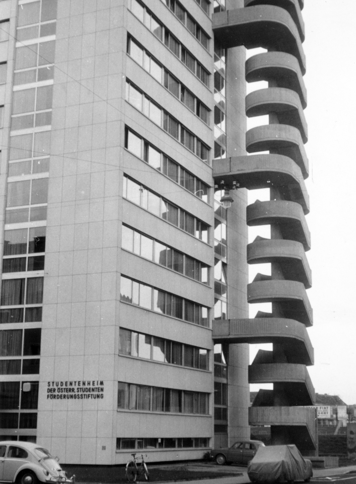 Ausztria, Graz, Hafnerriegel 53., diákszálló., 1967, Almássy László, magasház, Fortepan #223166