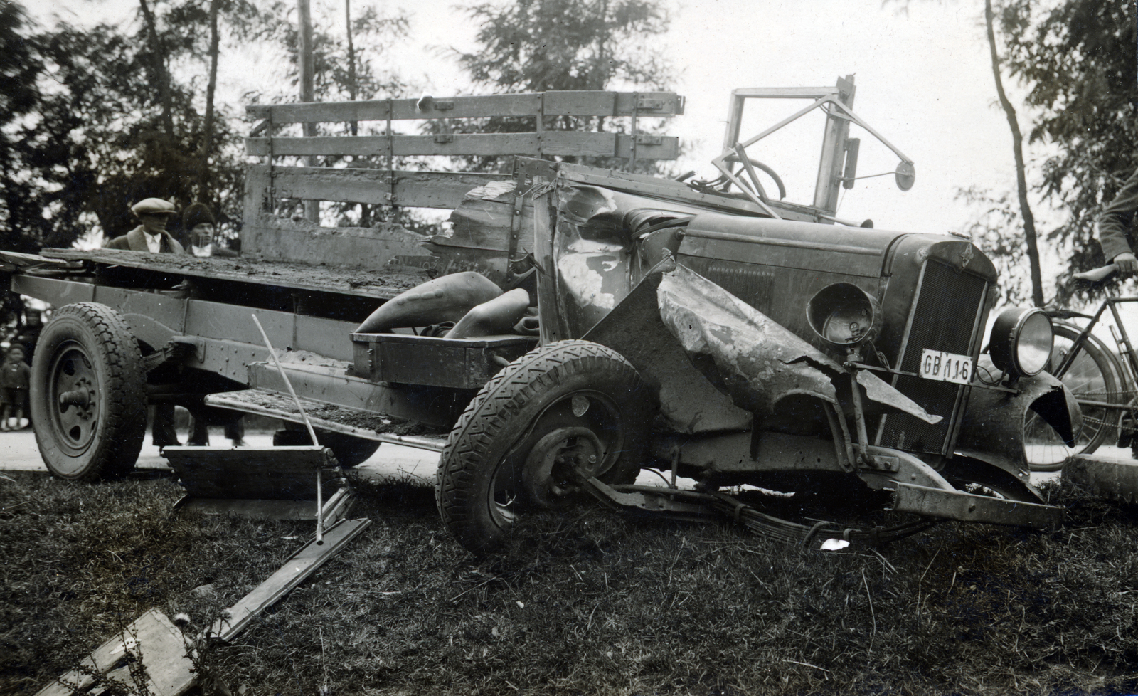 1934, Róna Annamária, wreck, Fortepan #223348